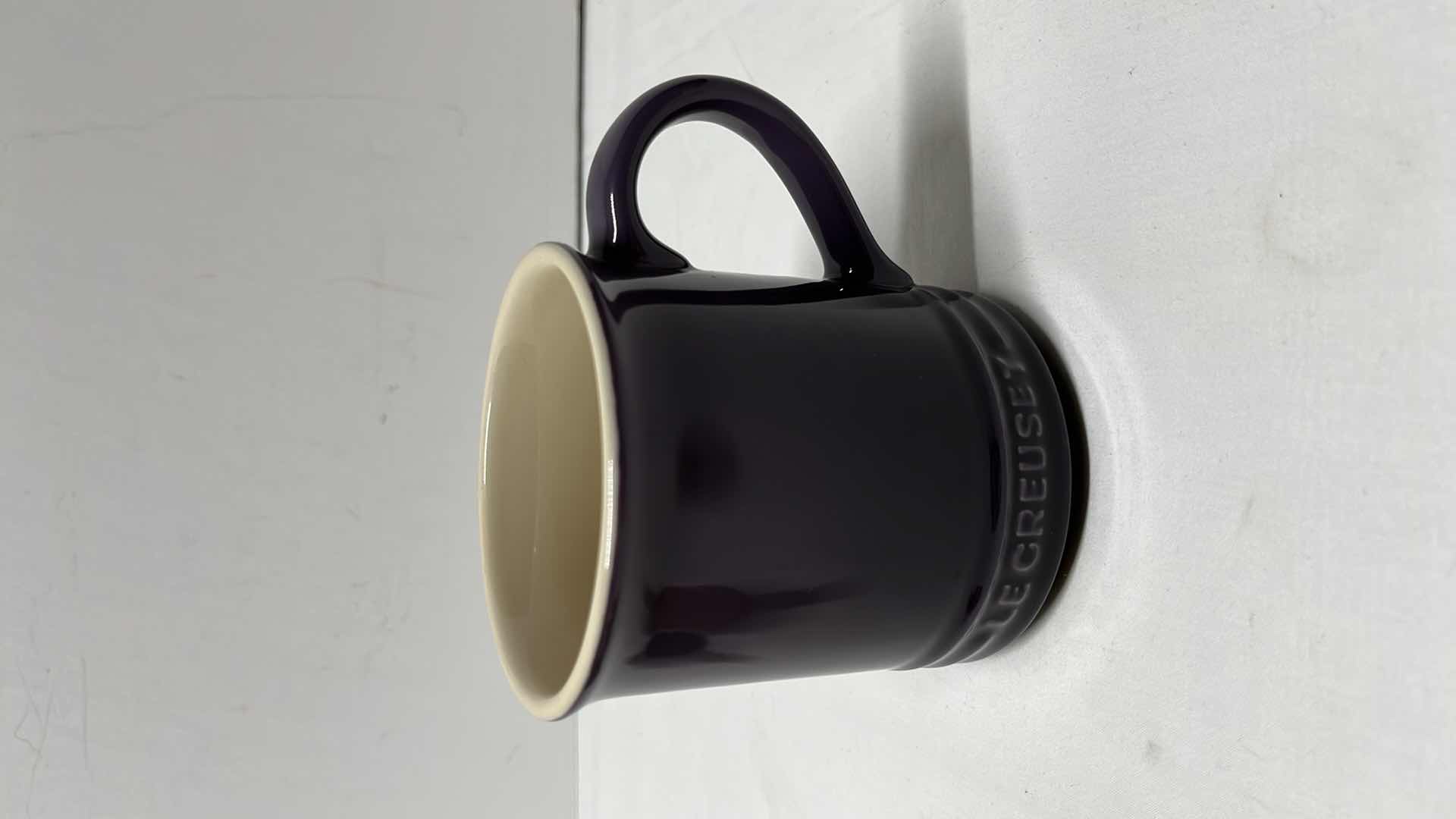 Photo 4 of LE CREUSET STONEWARE SET OF 3, 15 OZ MUGS