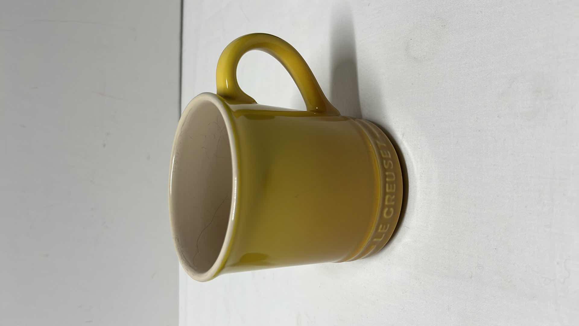 Photo 3 of LE CREUSET STONEWARE SET OF 3, 15 OZ MUGS