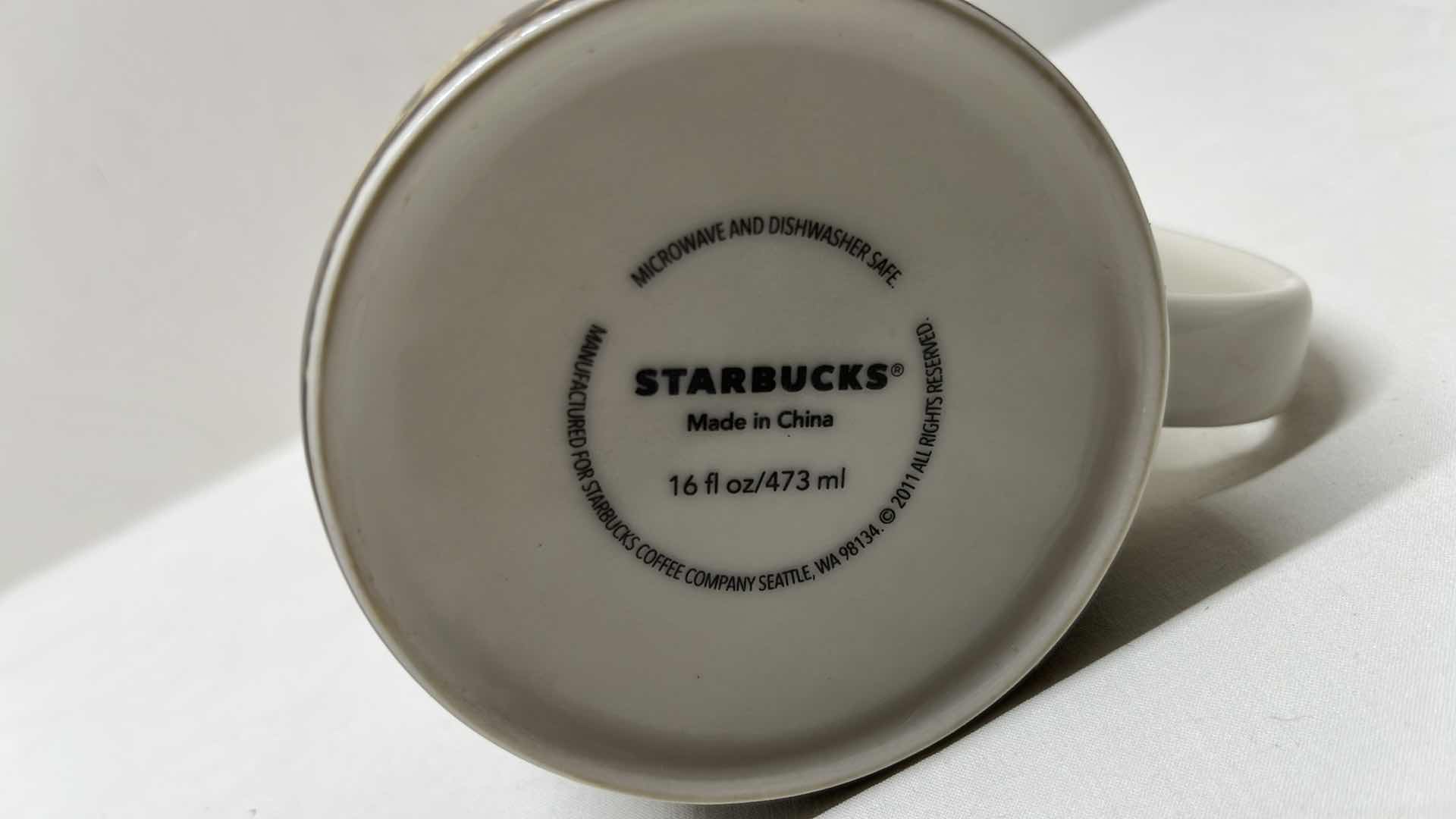 Photo 1 of 2011 STARBUCKS GERMANY 16 OZ COFFEE MUG