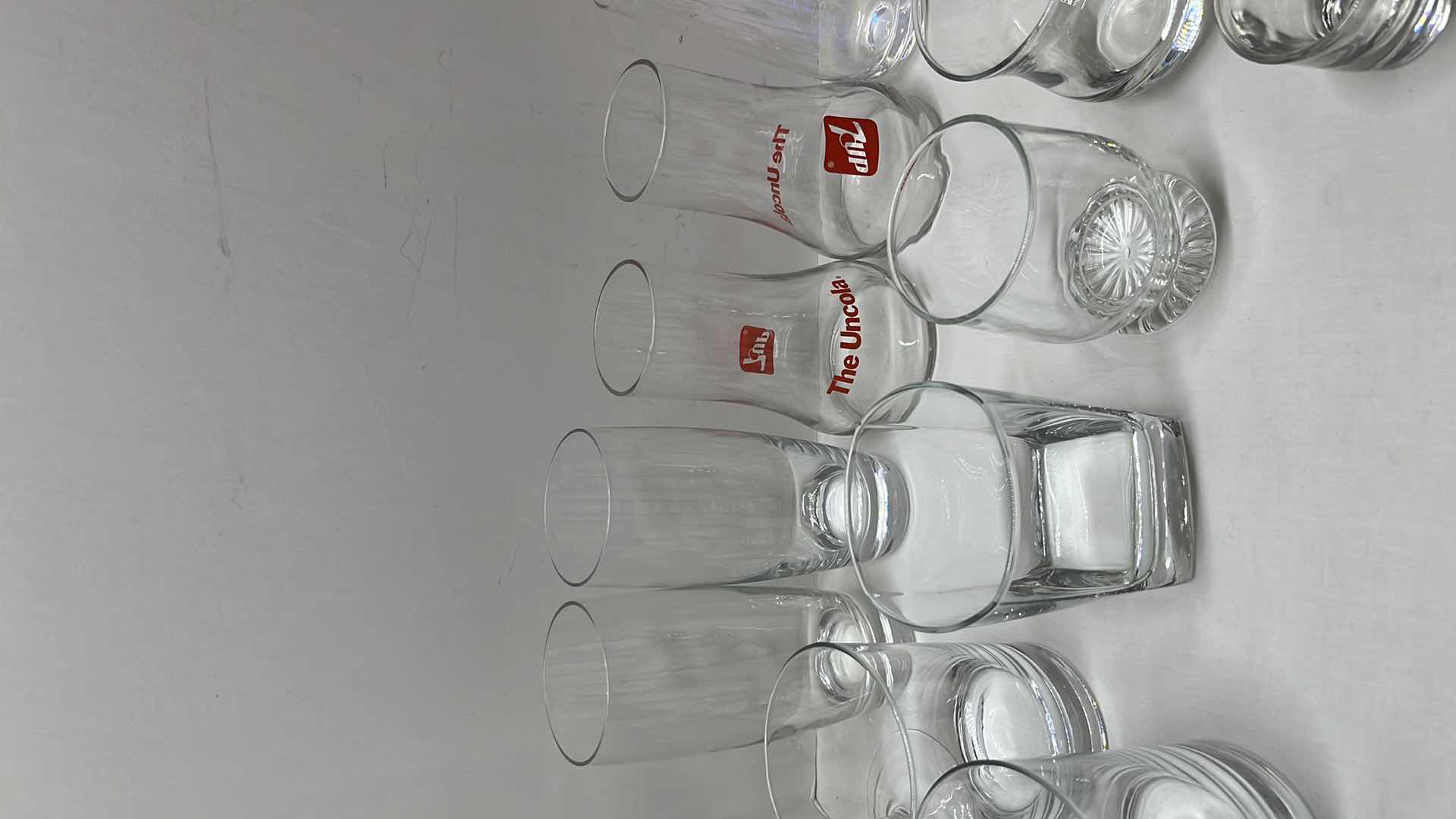 Photo 1 of 22 PCS CLEAR GLASSWARE