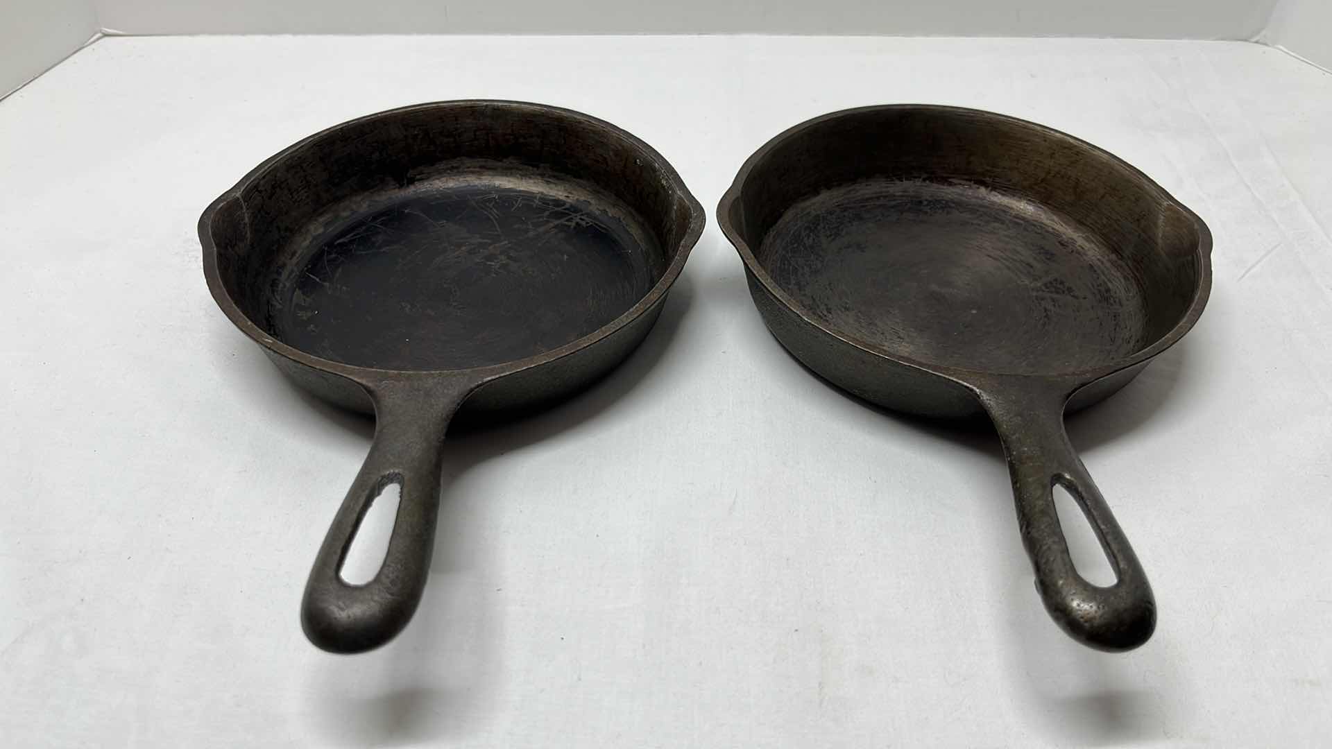 Photo 1 of 3 PCS CAST IRON SKILLETS 6.5”
