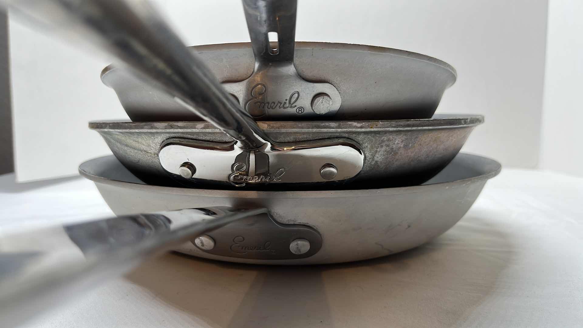 Photo 6 of EMERIL NONSTICK COOKING PANS, NO LIDS (8”, 10”, 12”)