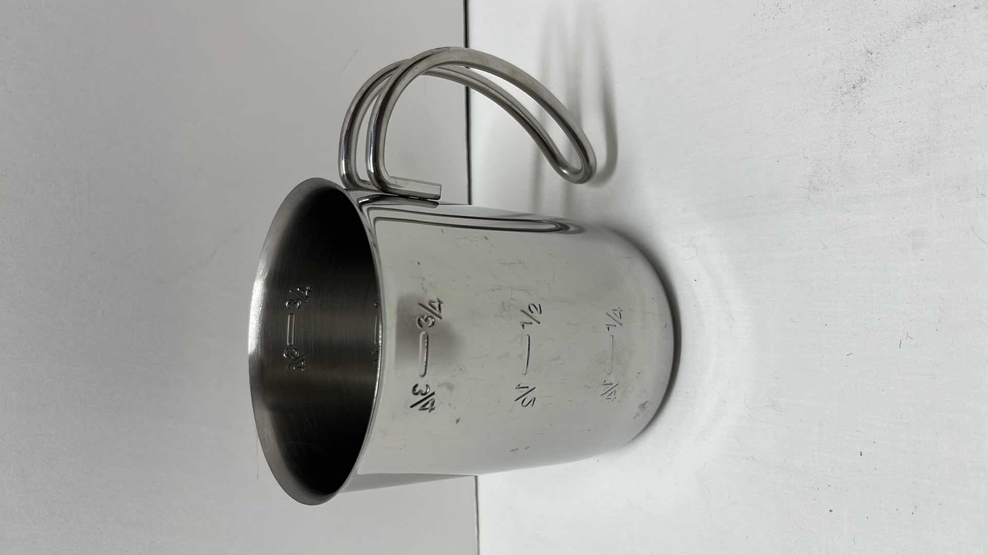 Photo 1 of MIXING BOWLS (2), STEEL MEASURING CUP, MEASURING CUP SET OF 4, ALL-CLAD BUTTER/SAUCE PAN & ALUMINUM CONDIMENT/MEASURING BOWLS (6)