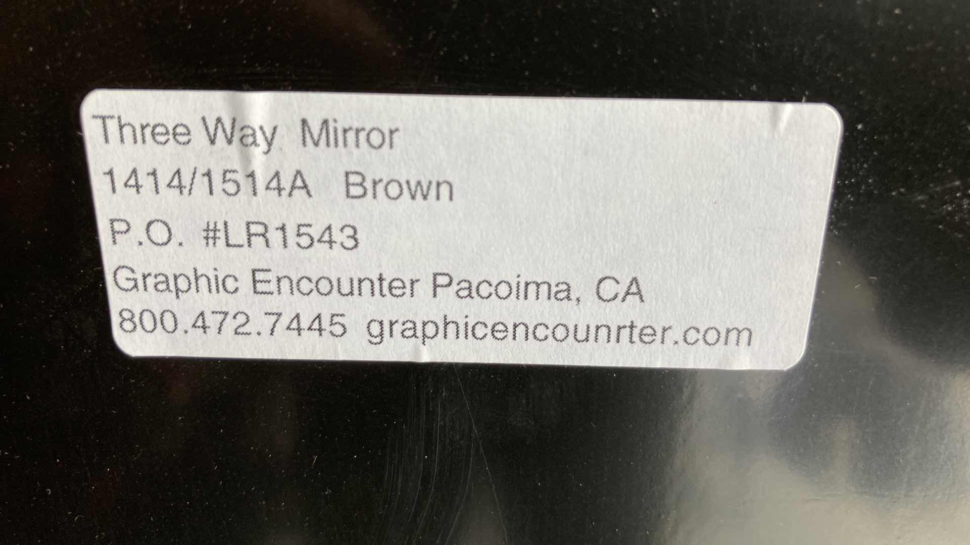 Photo 1 of MID CENTURY HANGING 3 WAY MIRROR