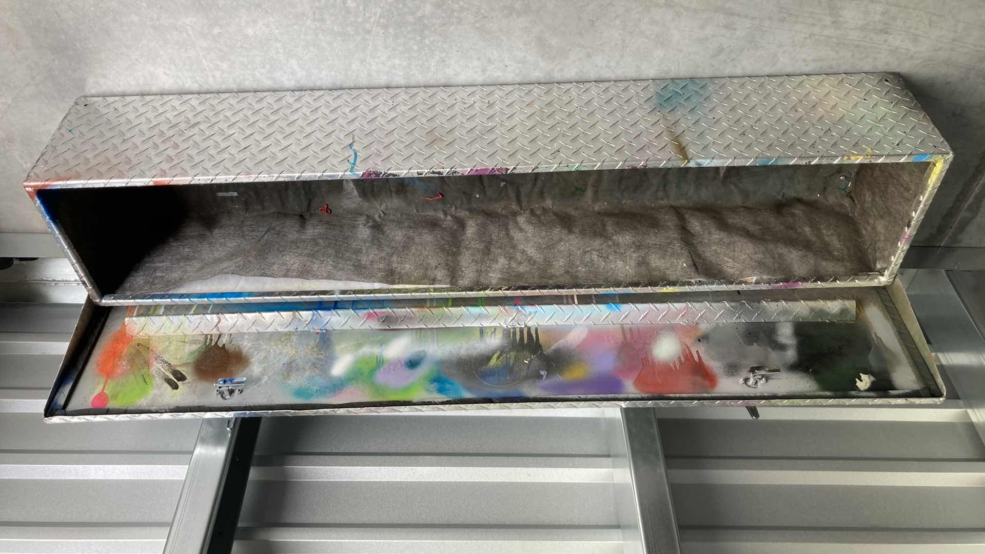 Photo 1 of STEEL STORAGE CHEST 60.25” X 13” H13”