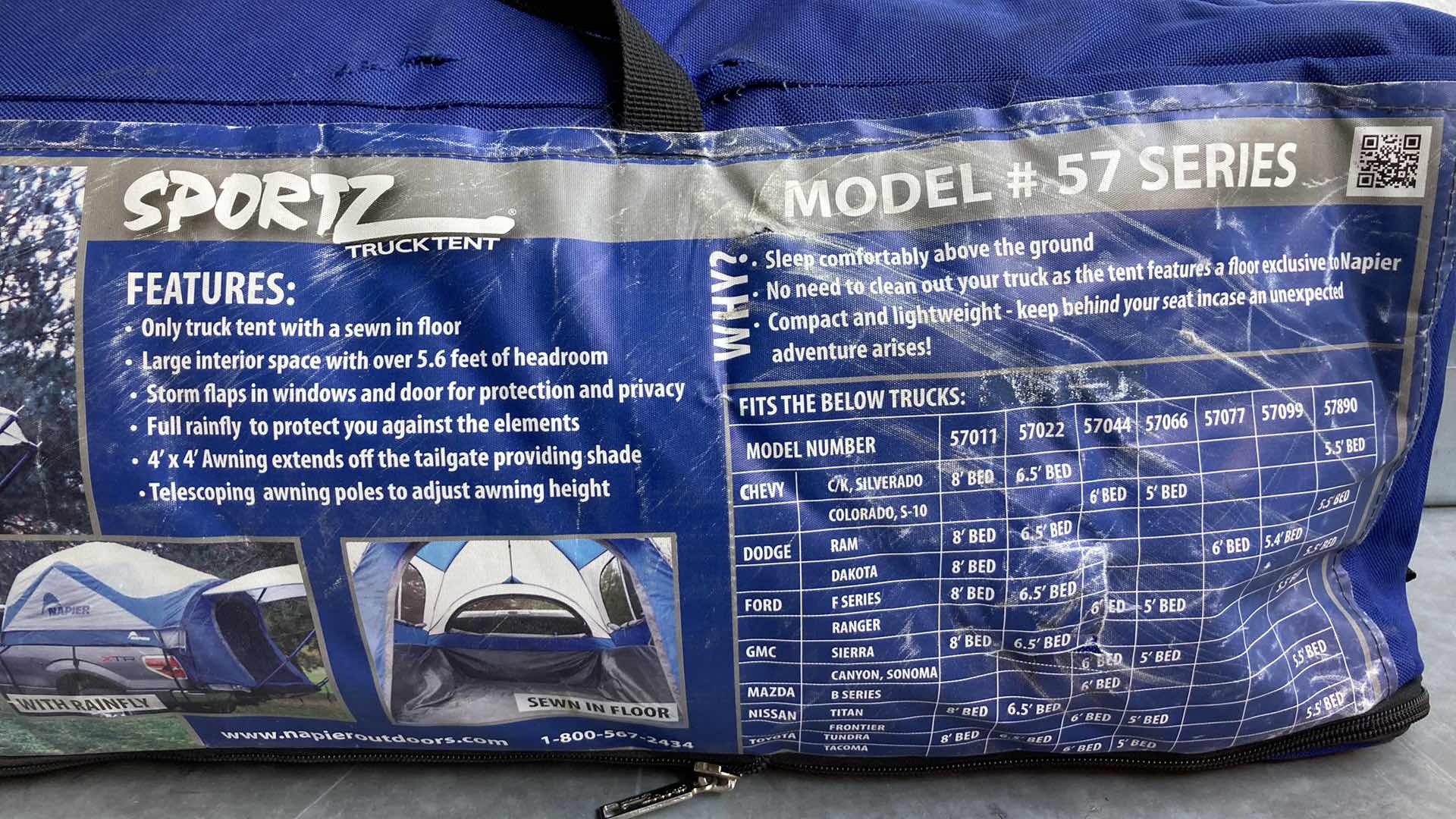 Photo 3 of NAPIER SPORTZ TRUCK TENT MODEL 57 SERIES