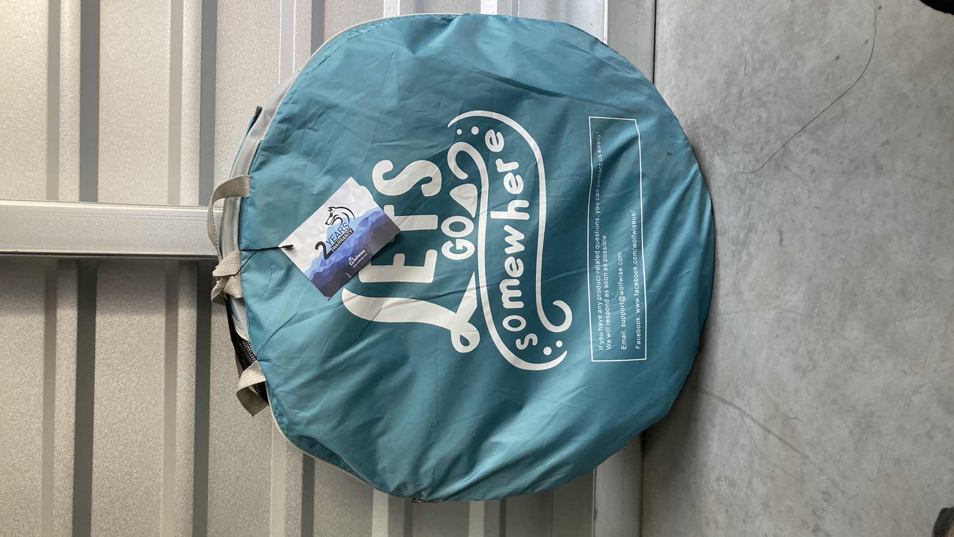 Photo 1 of WOLFWISE DAS ZELT POP UP PORTABLE SHOWER TENT MODEL LP250041BG