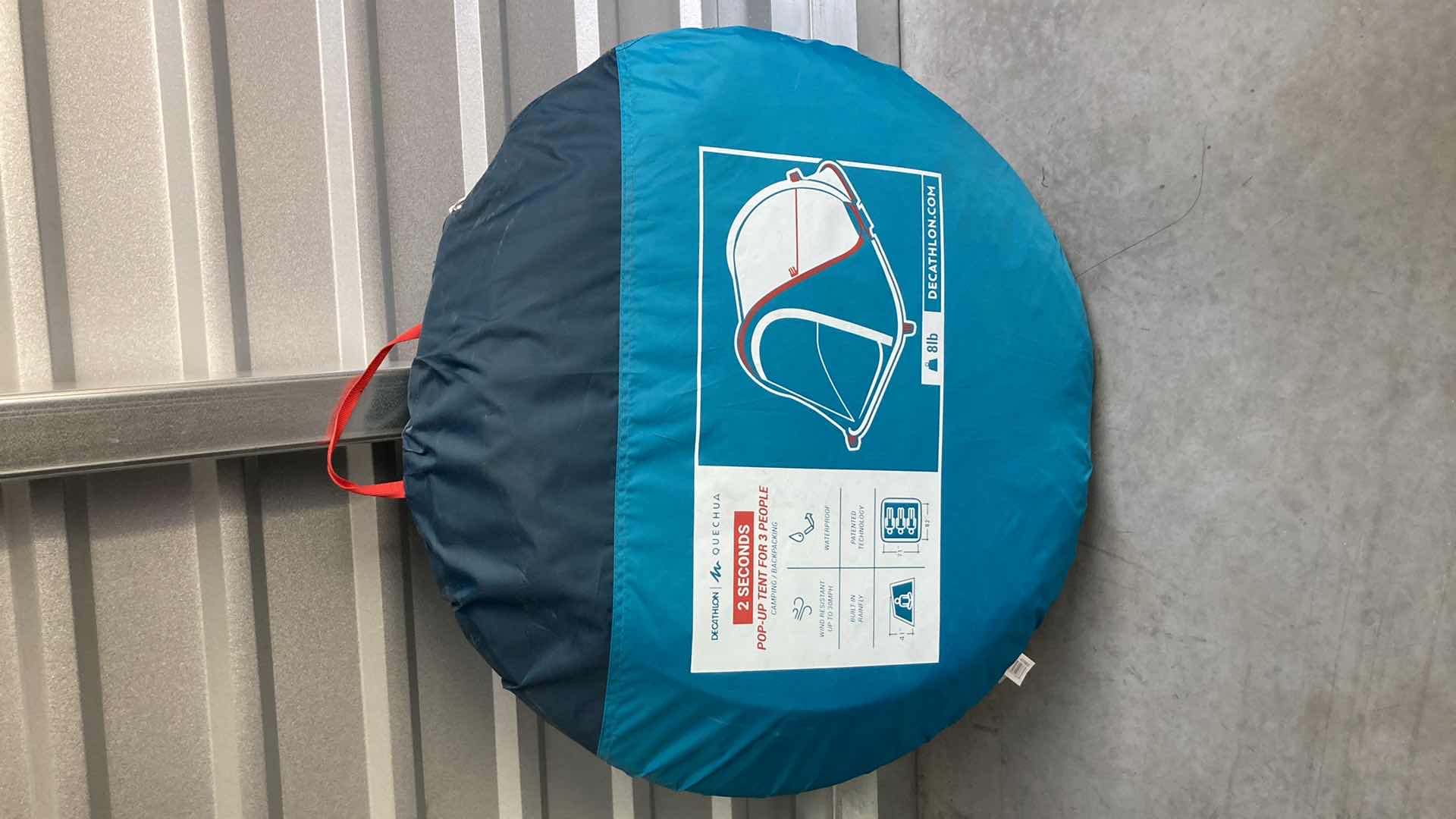 Photo 1 of DECATHLON QUECHUA 3 PERSON 2 SECOND POP UP TENT 8LB