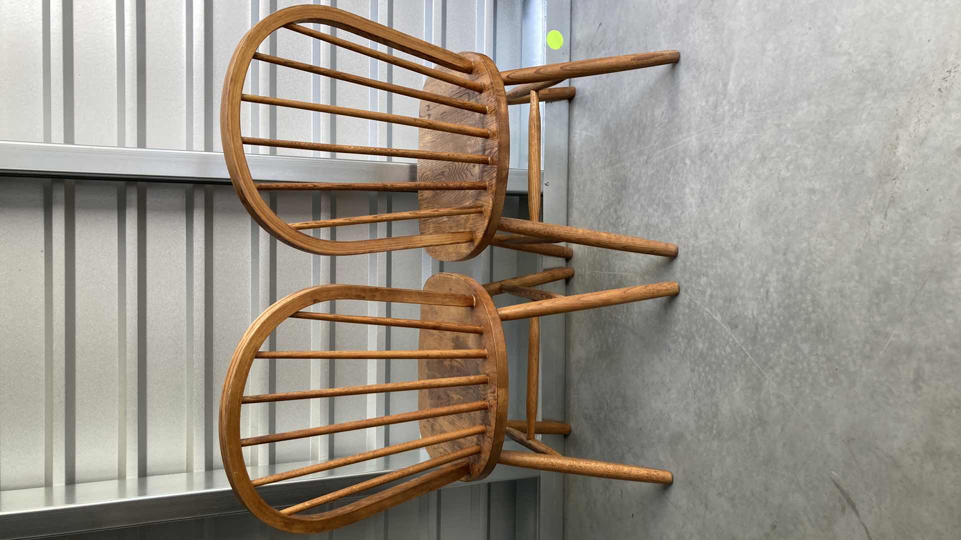 Photo 1 of VINTAGE OAK DINING CHAIRS (2) 17.25” X 18” H36”