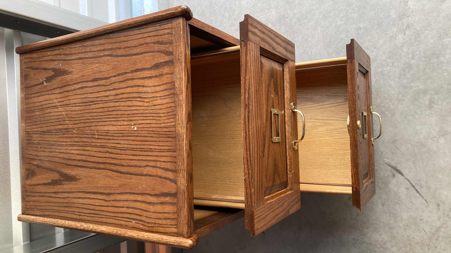 Photo 1 of WINNERS ONLY MID CENTURY STYLE WOOD FILE CABINET 18.5” X 22.5” H29.75”