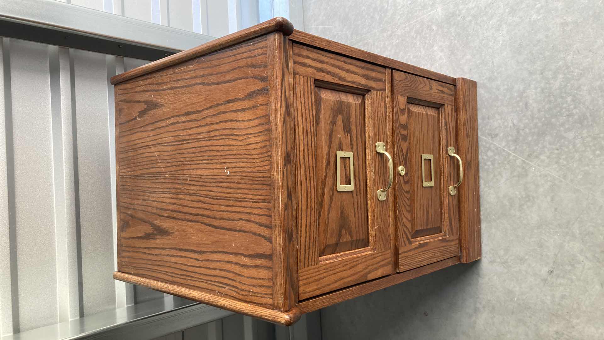 Photo 1 of WINNERS ONLY MID CENTURY STYLE WOOD FILE CABINET 18.5” X 22.5” H29.75”