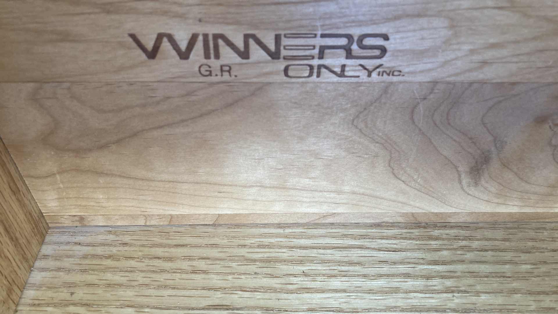 Photo 1 of WINNERS ONLY MID CENTURY STYLE WOOD FILE CABINET 18.5” X 22.5” H29.75”