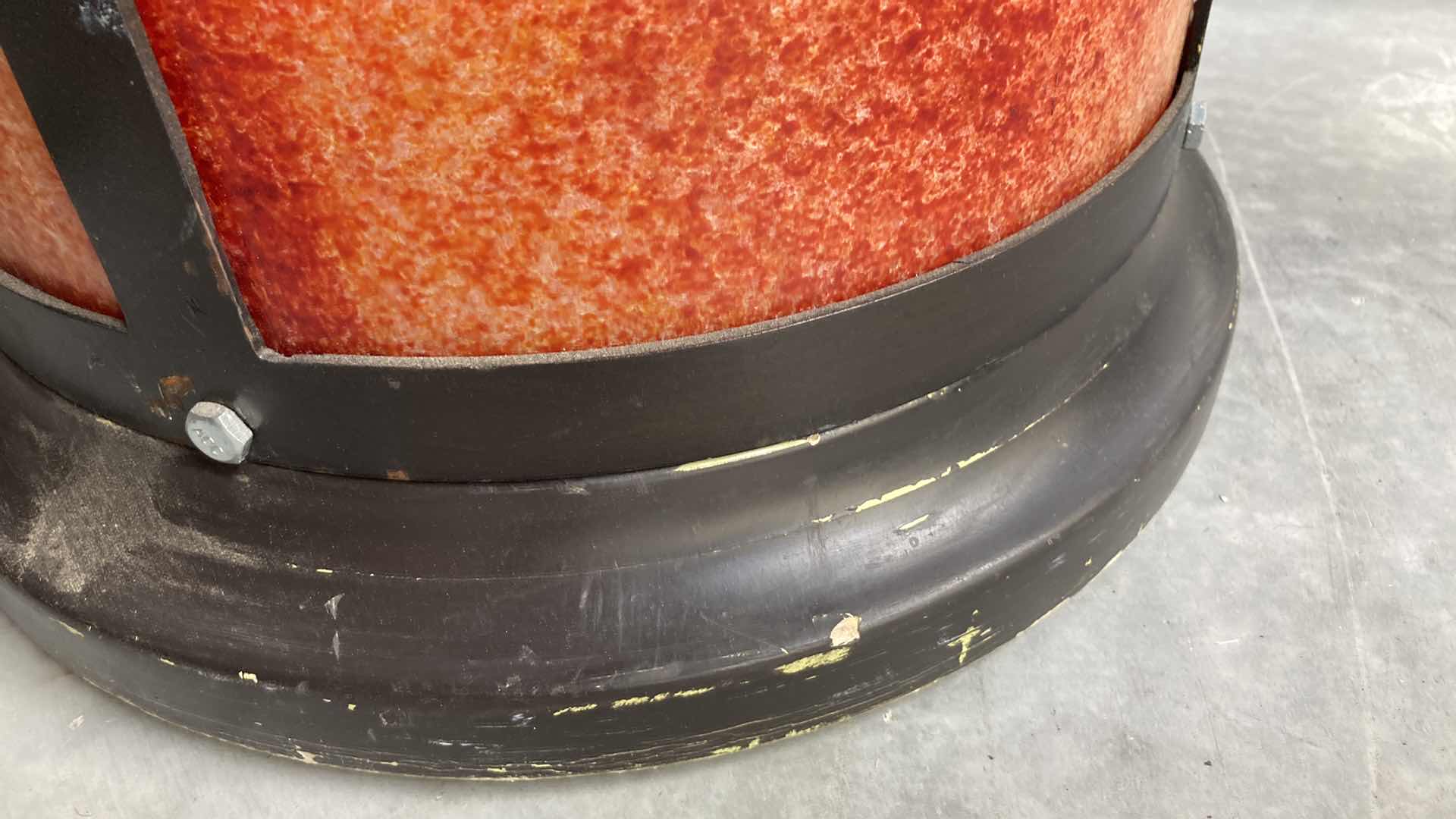 Photo 1 of MODERN FREE STANDING CYLINDER LIGHT 12.5” X 46.5”