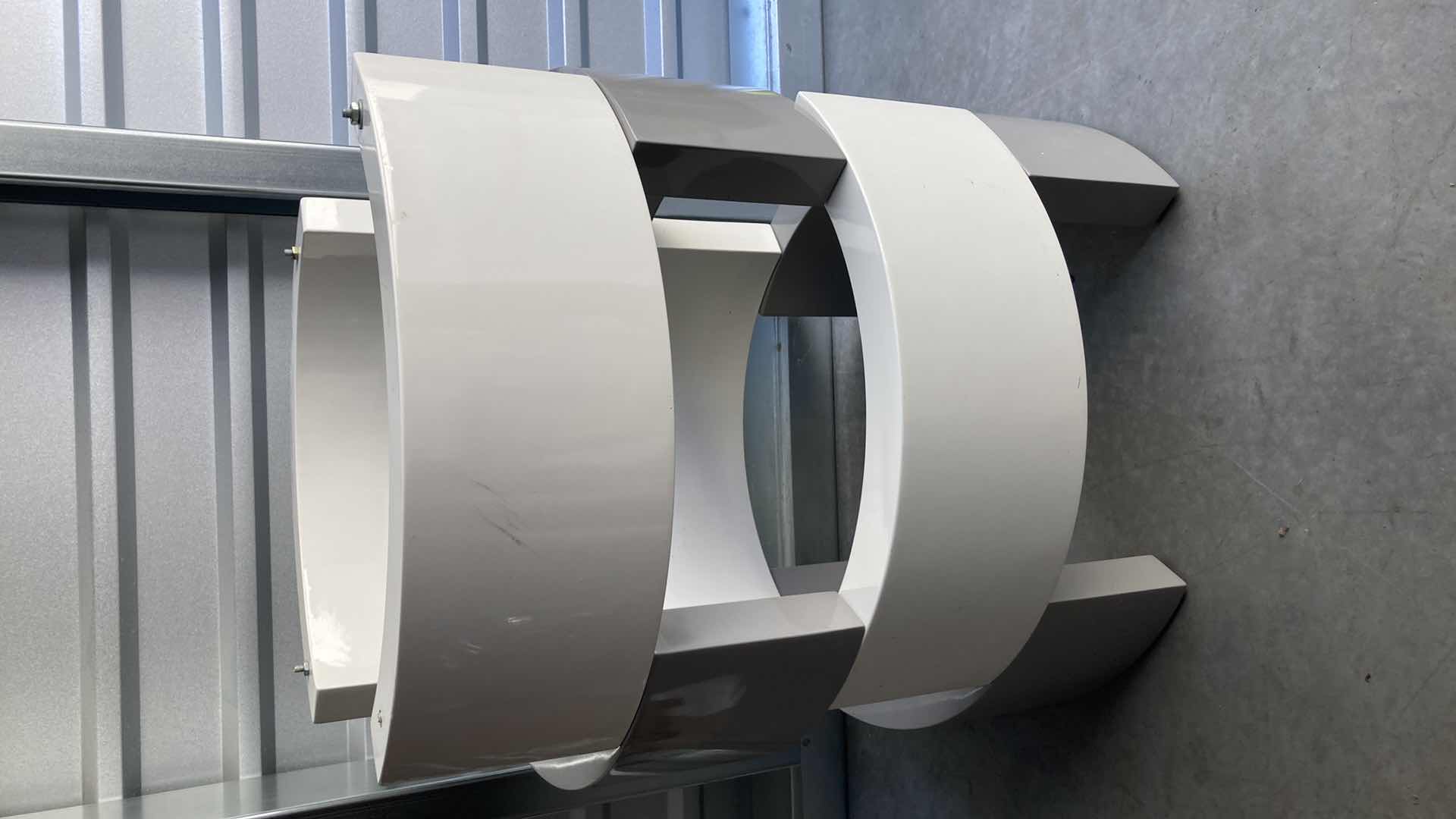 Photo 1 of MODERN ORNATE FIBERGLASS TABLE STAND ONLY 25” X 25.5” H29”