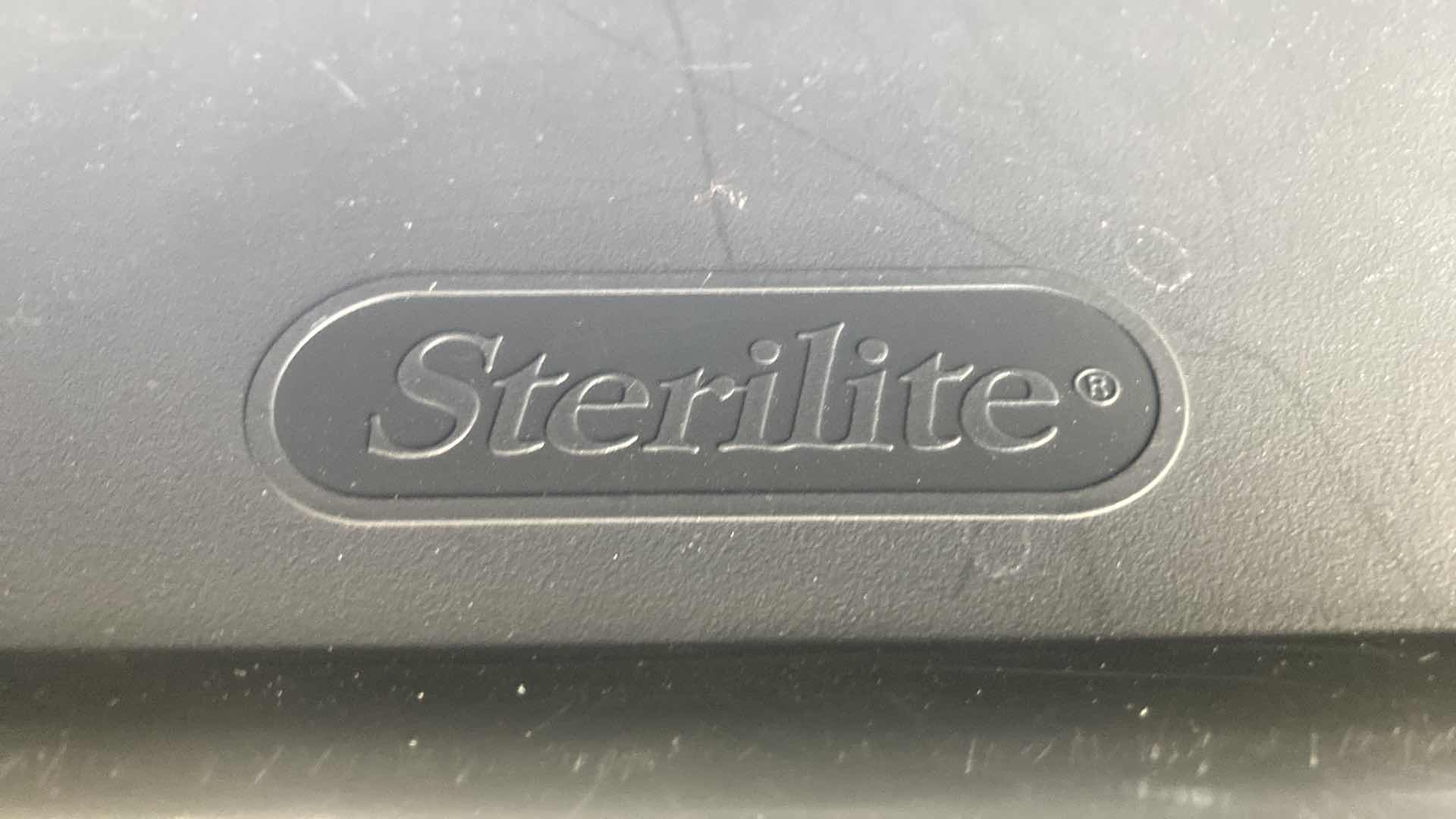 Photo 1 of STERILITE PLASTIC 2 TIER STORAGE CABINET 25.5” X 18” H69.25”