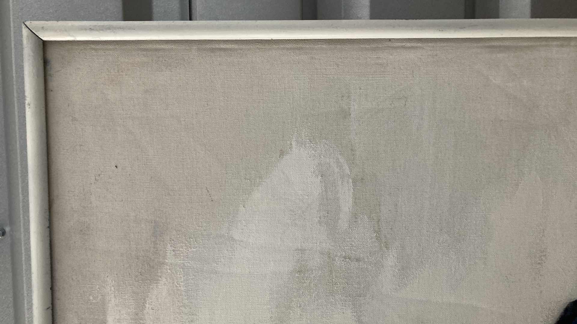 Photo 1 of LAS VEGAS CASINO SKYLINE PAINTED FRAMED CANVAS ARTWORK BY LOCAL ARTIST 60.5” X 48.25”