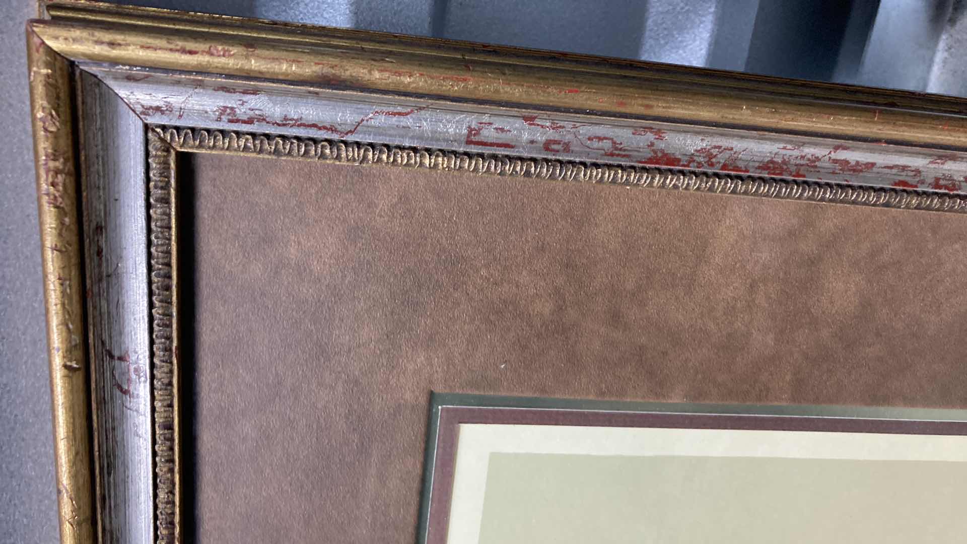 Photo 5 of CLAVICHORD FRAMED ARTWORK SIGNED BY ARTIST 21.25” X 18.25”