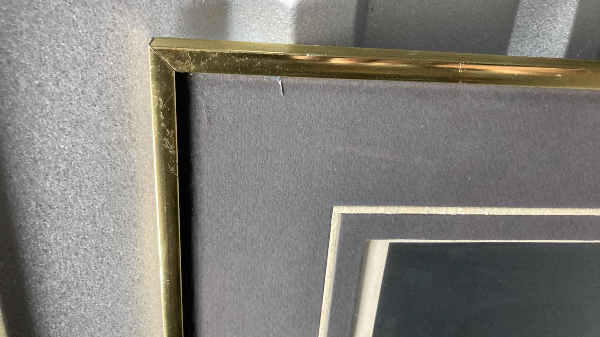 Photo 1 of COASTAL MORNING EMBOSSED SERIGRAPH FRAMED ARTWORK SIGNED BY ARTIST 22” X 28”