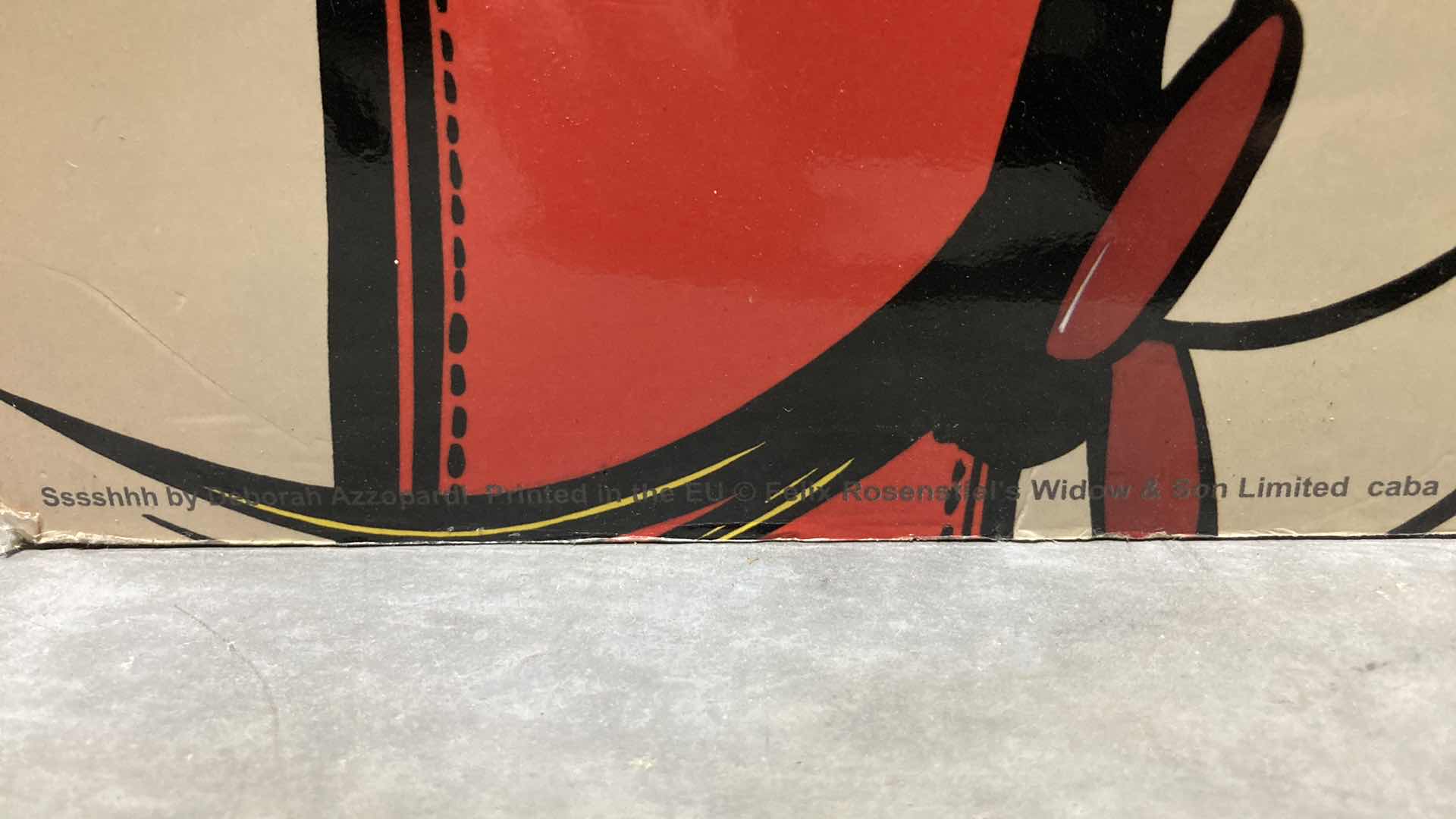 Photo 2 of SSSSHHH POSTER BOARD BY DEBORAH AZZOPARDI 27.5” X 19.75”