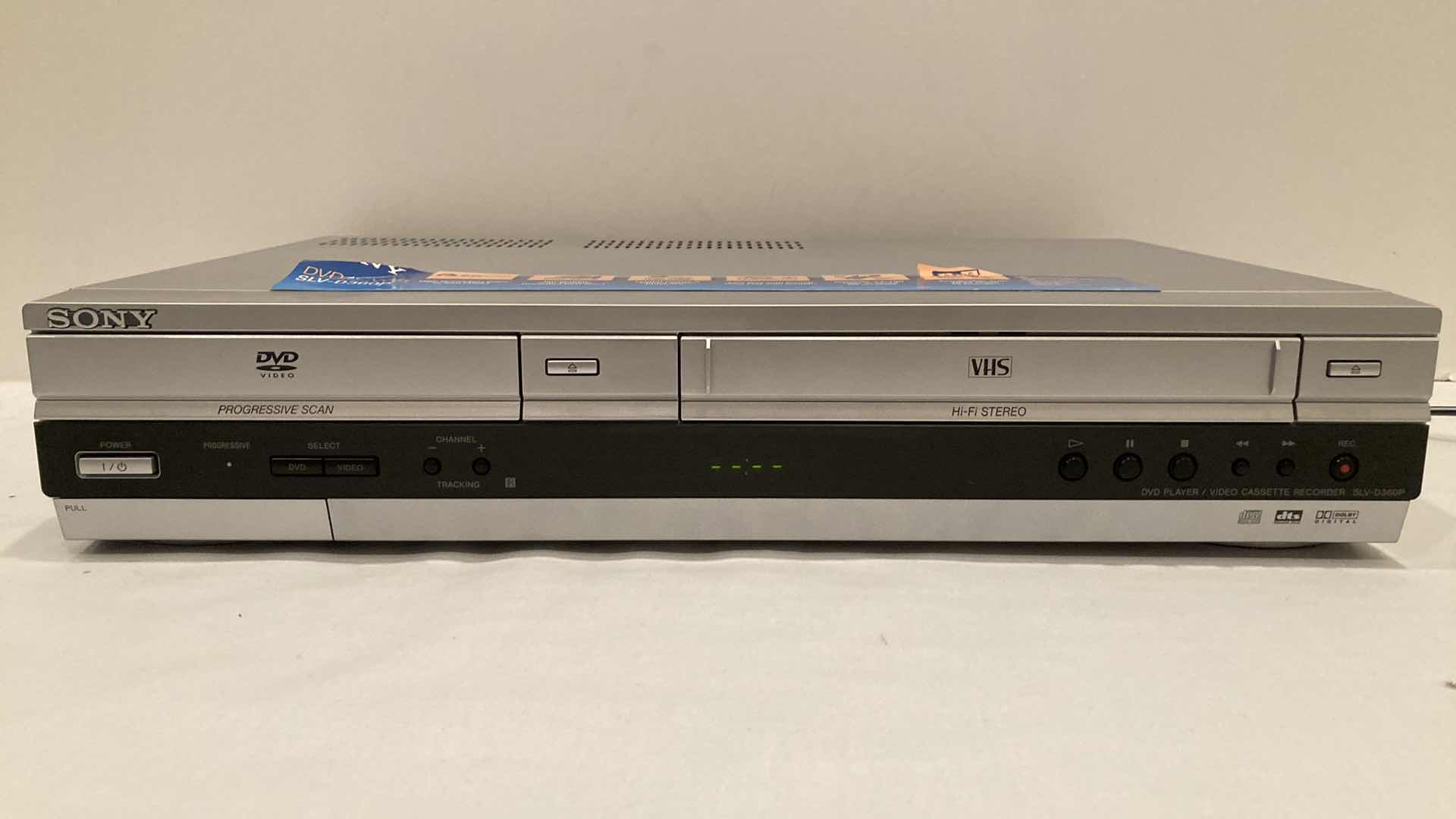 Photo 1 of SONY DVD & VCR COMBO MODEL SLV-D360P W REMOTE