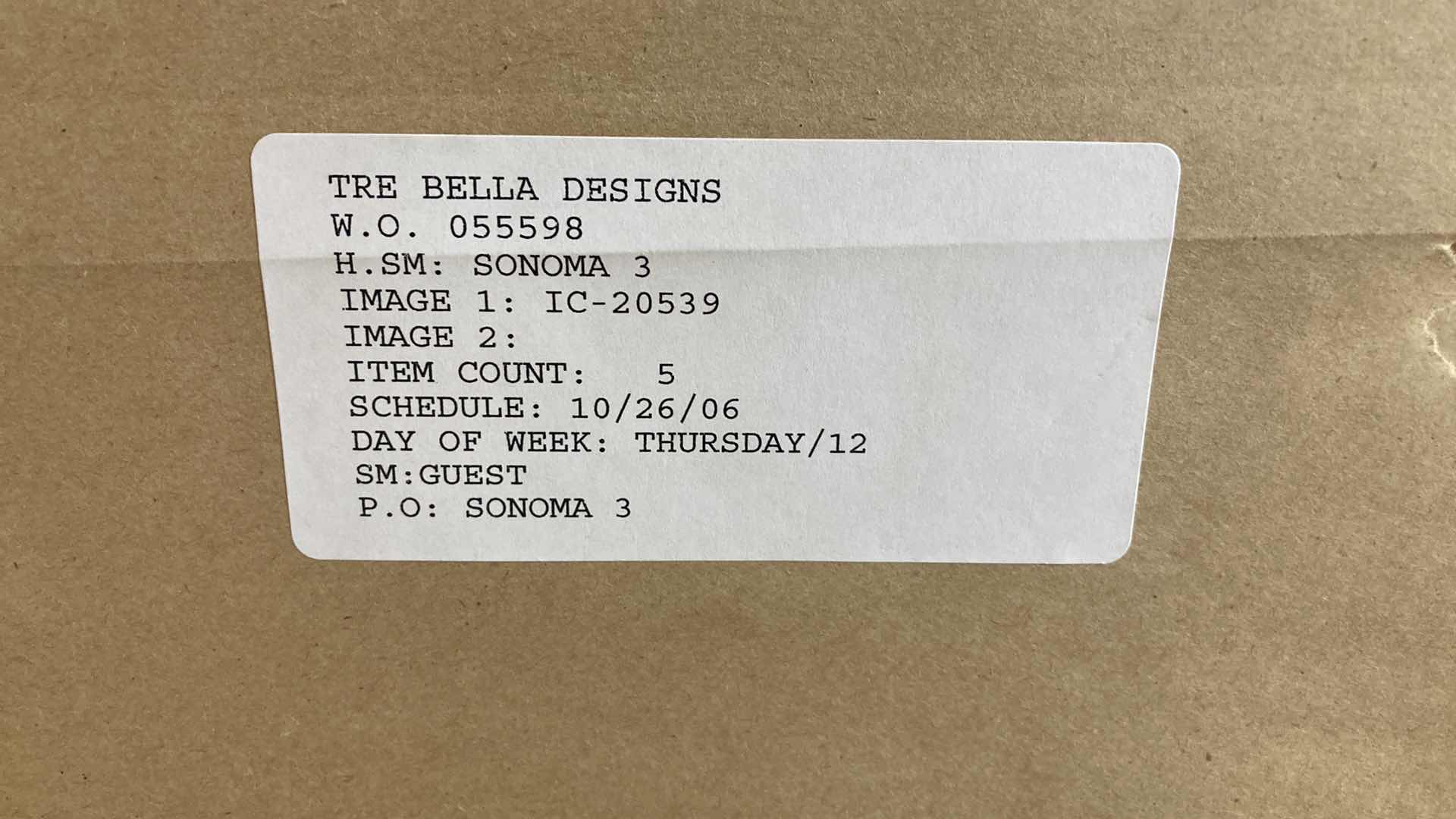 Photo 1 of TRE BELLA DESIGNS SONOMA FRAMED ARTWORK SIGNED BY ARTIST 35” X 28”