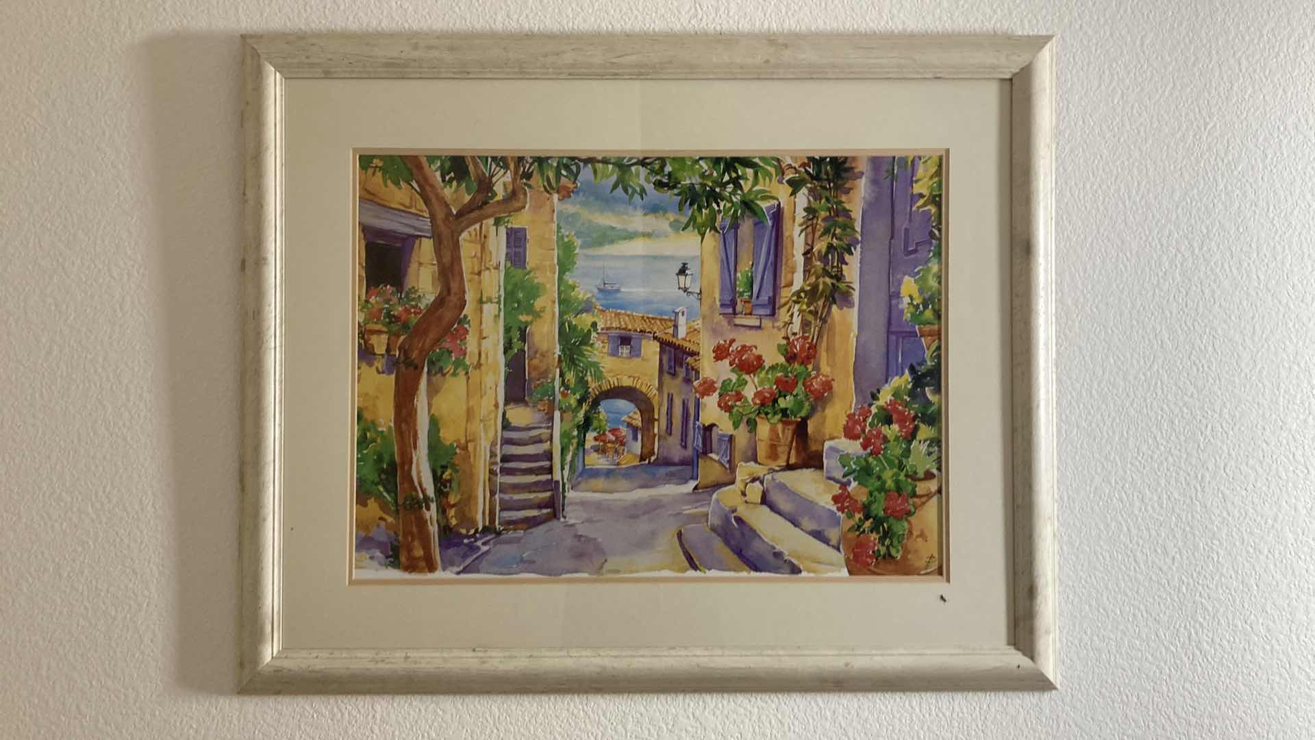 Photo 1 of TRE BELLA DESIGNS SONOMA FRAMED ARTWORK SIGNED BY ARTIST 35” X 28”