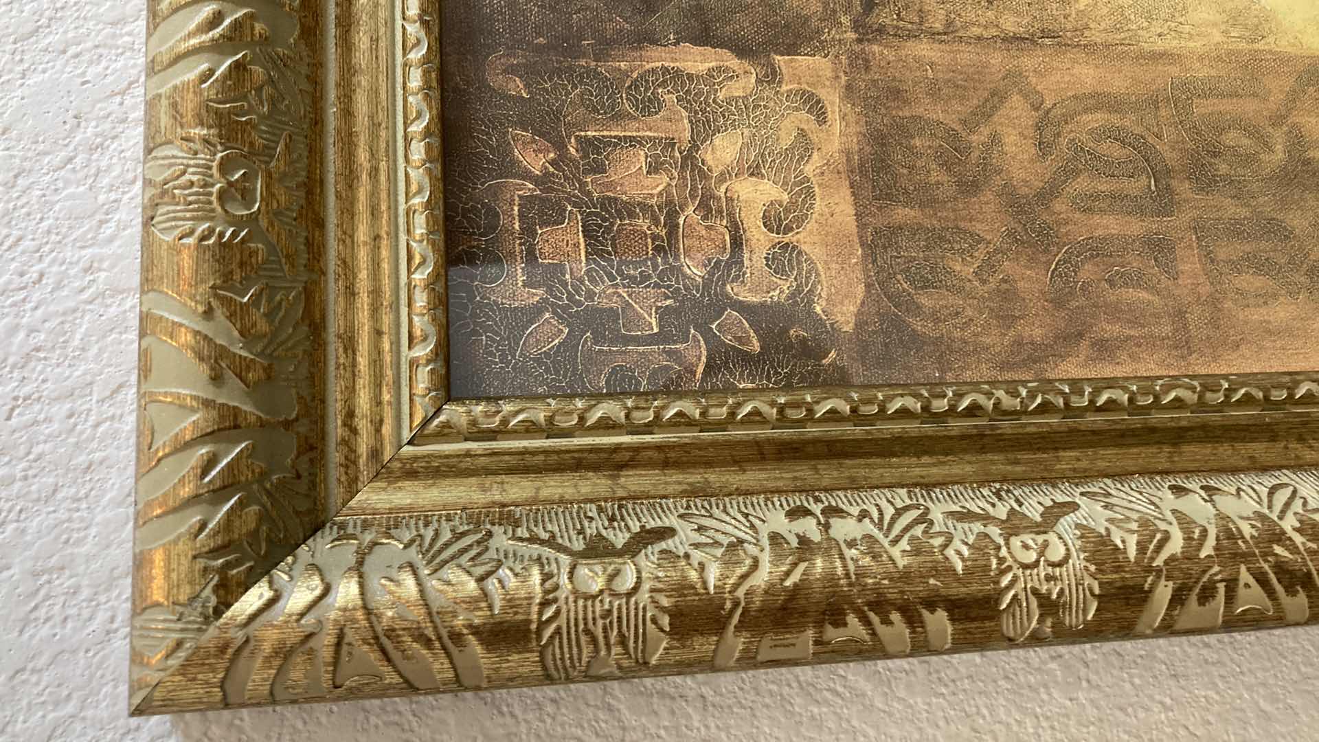 Photo 1 of FADED FLORAL FRAMED ARTWORK 20.5” X 26”