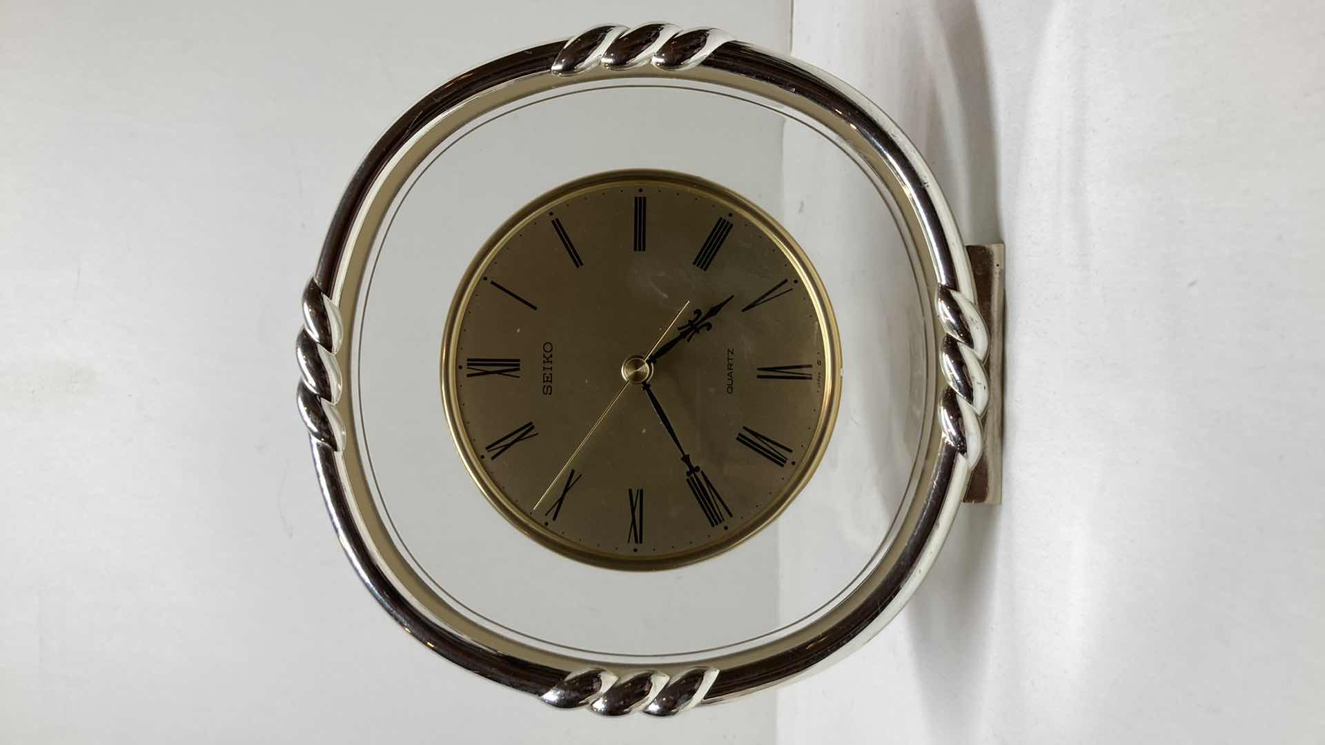 Photo 1 of SEIKO PLASTIC CASE DESK CLOCK 8.5” X 9”