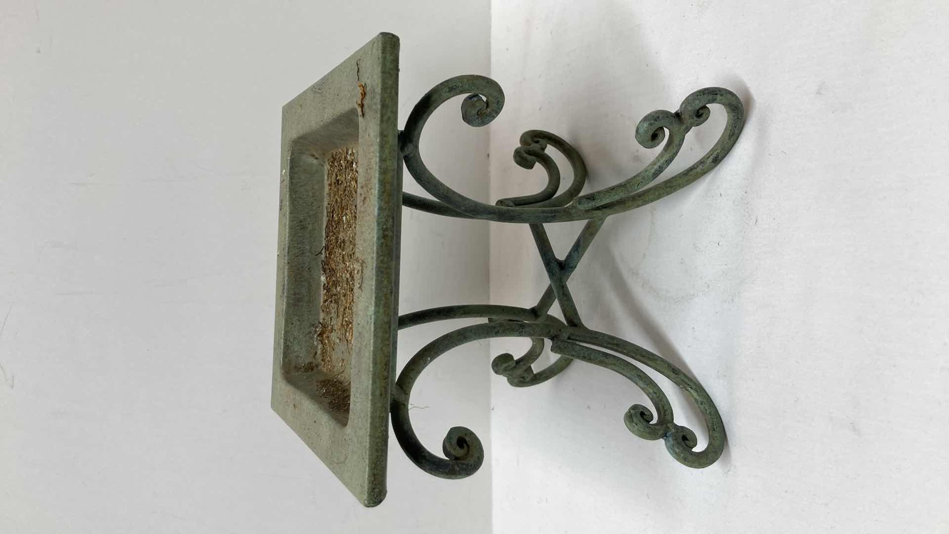 Photo 1 of BONSAI PLANT W TARNISHED STYLE METAL PLANTER 6” X 7”