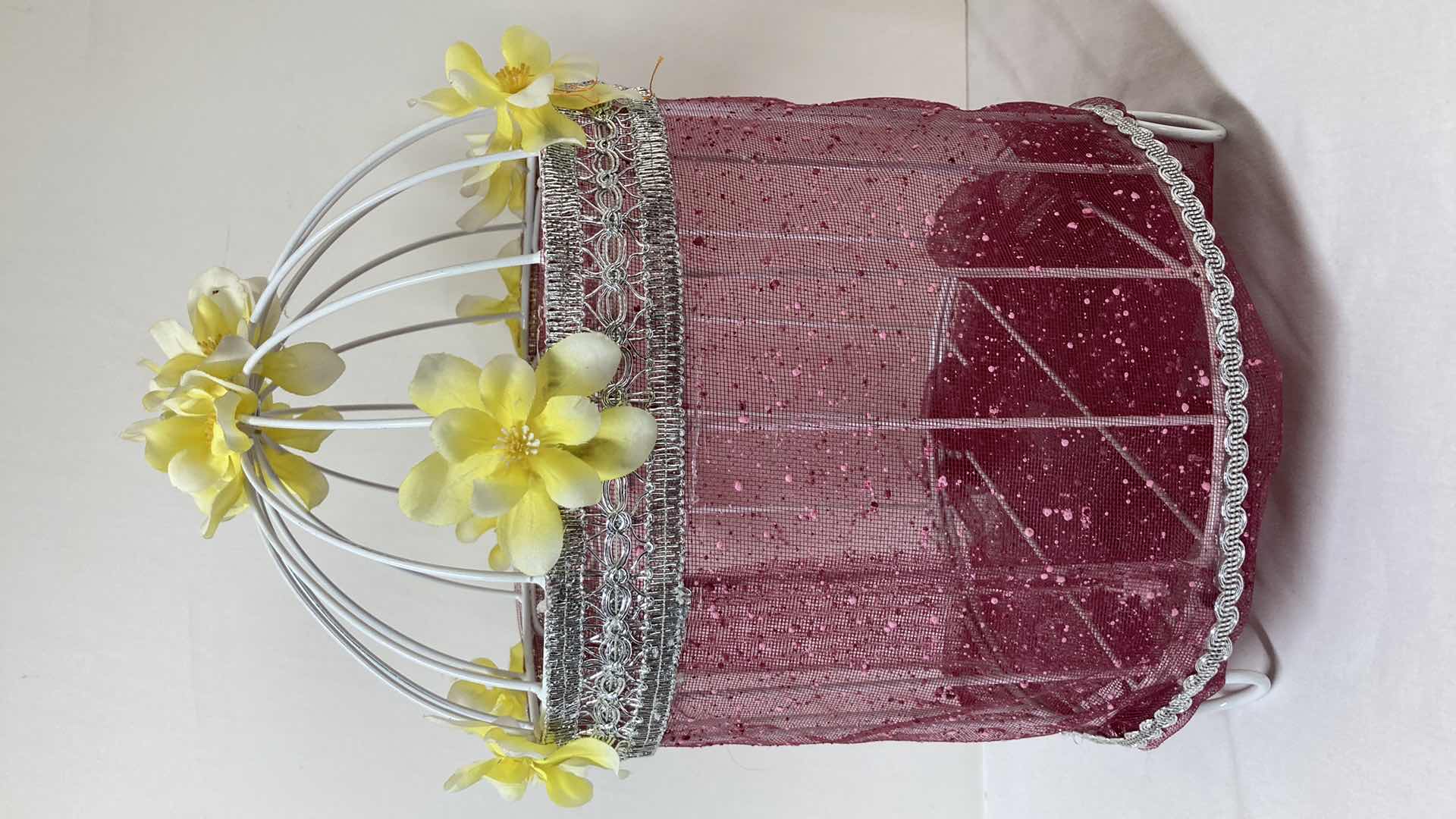 Photo 1 of DECORATIVE METAL BIRD CAGE 10” X 16”