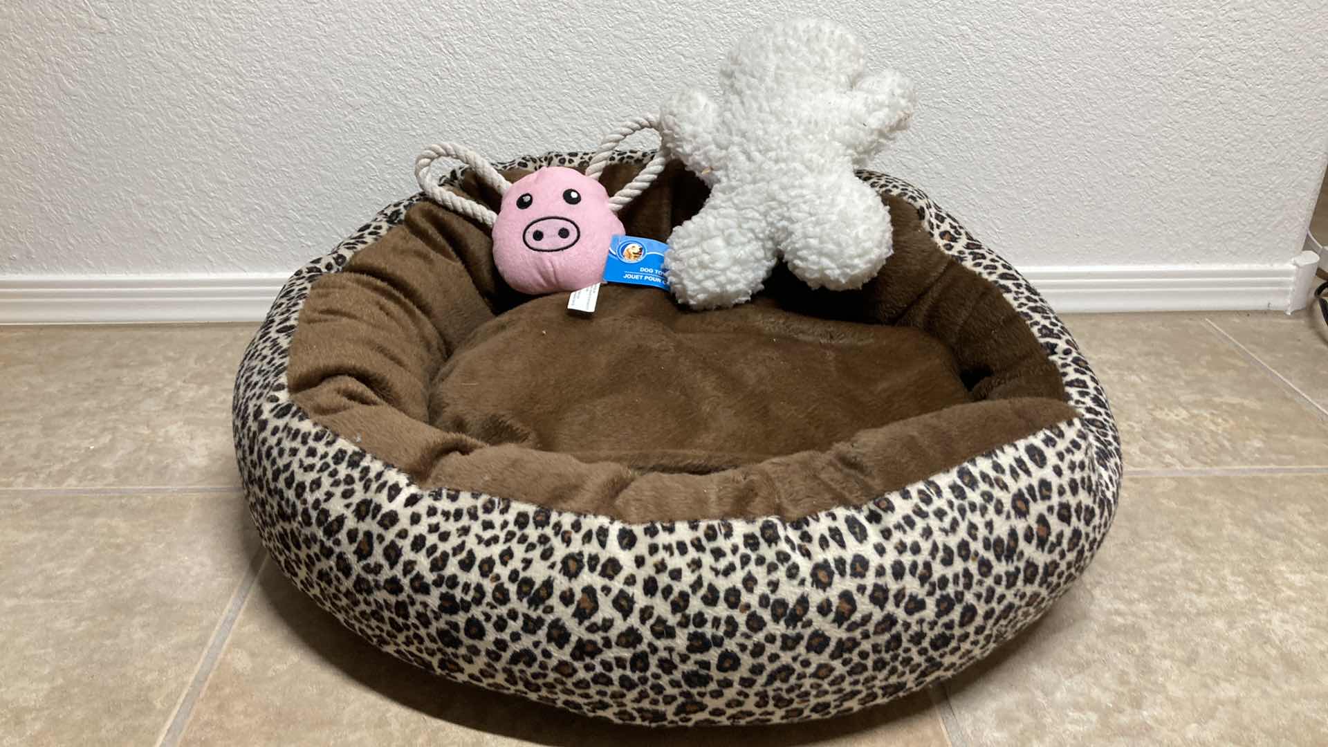 Photo 1 of PET SUPPLIES- STAIRS, BOWLS, SM PET BED & TOYS