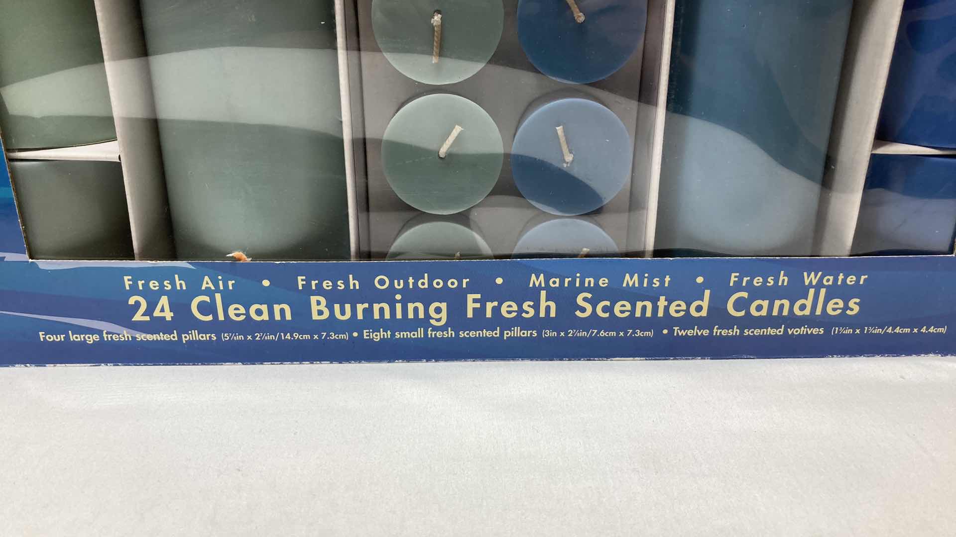 Photo 1 of NEW PURE CANDLE CLEAN BURNING SCENTED CANDLES (24PC)