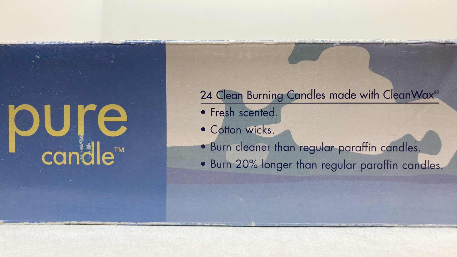 Photo 1 of NEW PURE CANDLE CLEAN BURNING SCENTED CANDLES (24PC)