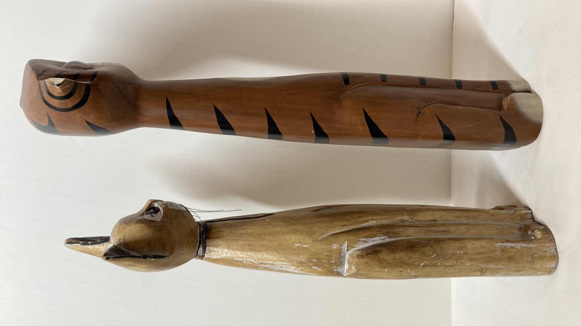 Photo 1 of WOODEN FELINE DECOR (2) 5” X 22”