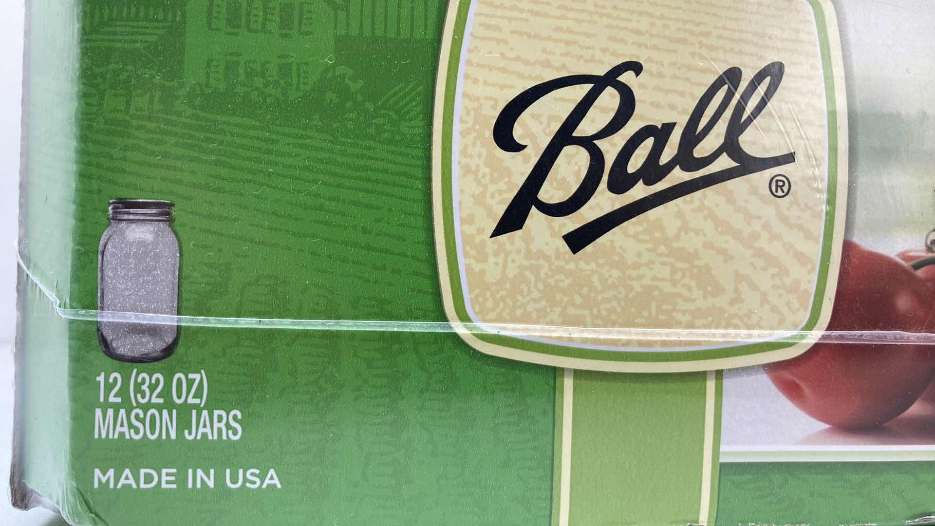 Photo 1 of NEW BALL 12OZ MASON JAR SET (12)