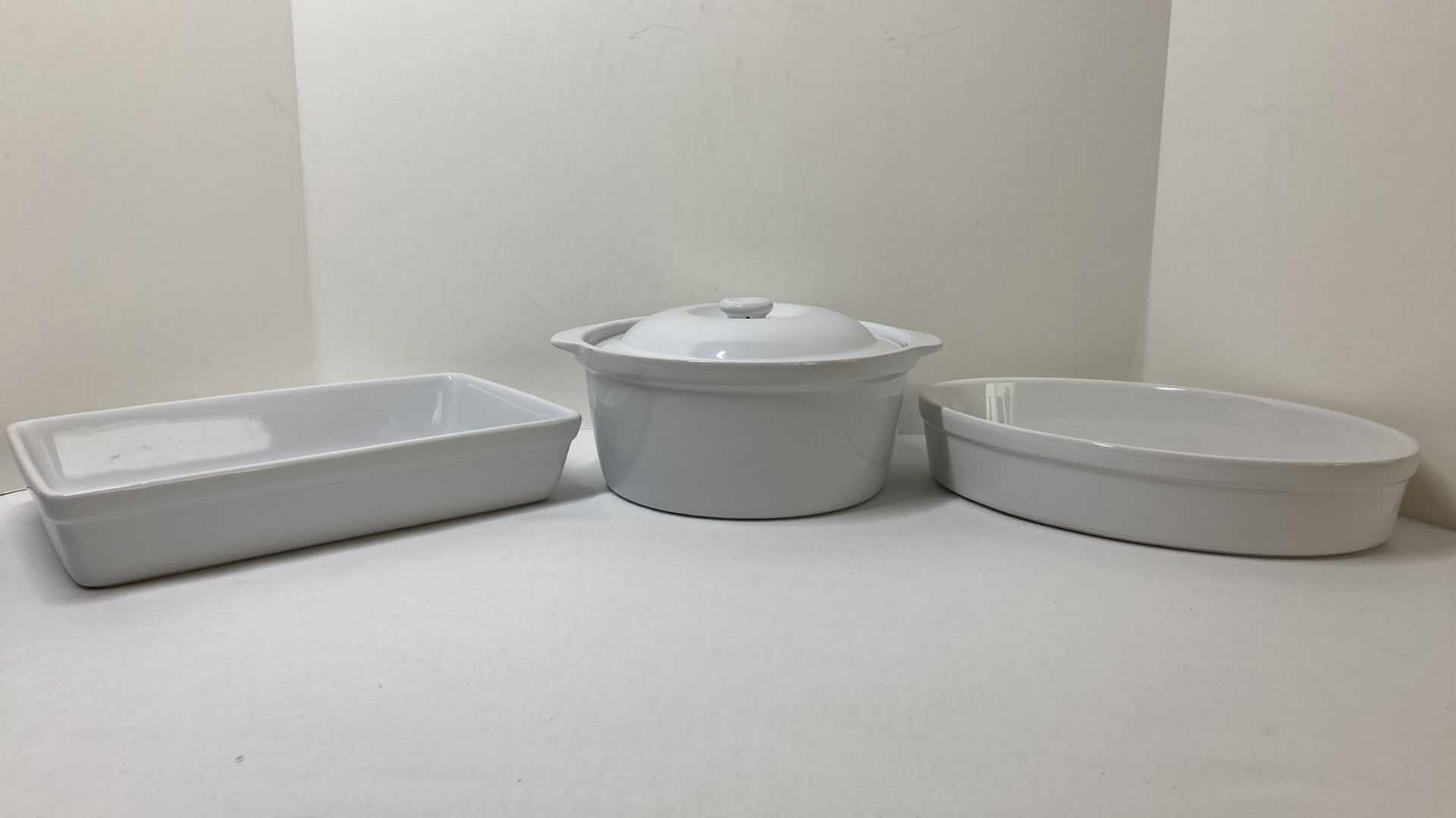 Photo 1 of MAYFAIR & JACKSON CERAMIC BAKE WARE (3)