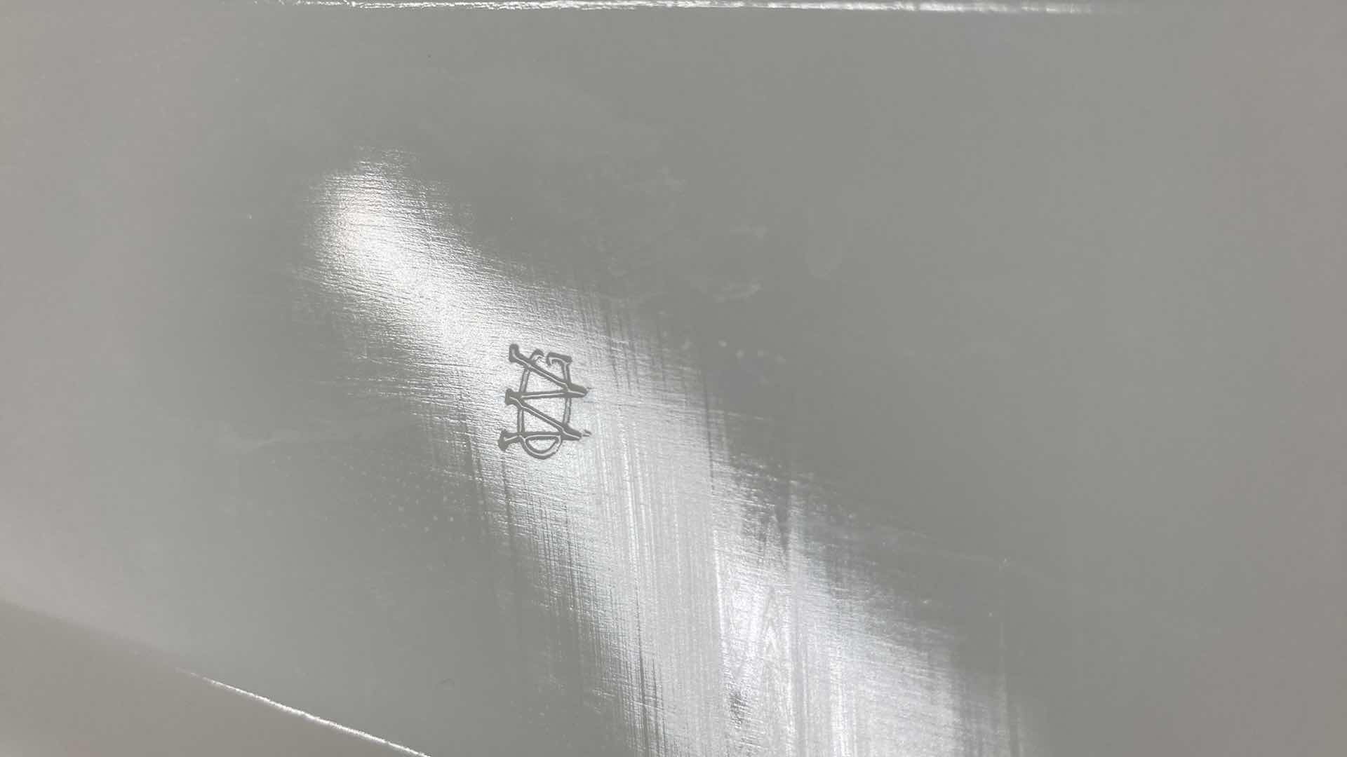 Photo 1 of WESTMORELAND MILK GLASS GRAPEVINE NAPKIN HOLD & HOBNAIL CANDY DISH W GRAPEVINE PEDESTAL SERVING BOWL