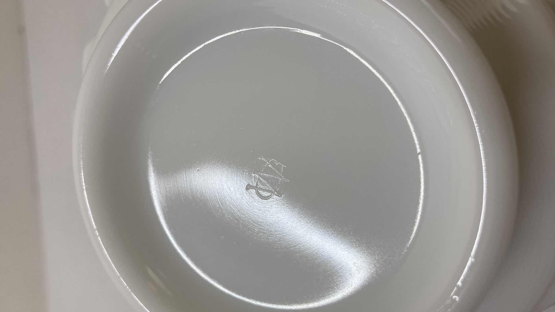 Photo 1 of WESTMORELAND MILK GLASS GRAPEVINE NAPKIN HOLD & HOBNAIL CANDY DISH W GRAPEVINE PEDESTAL SERVING BOWL