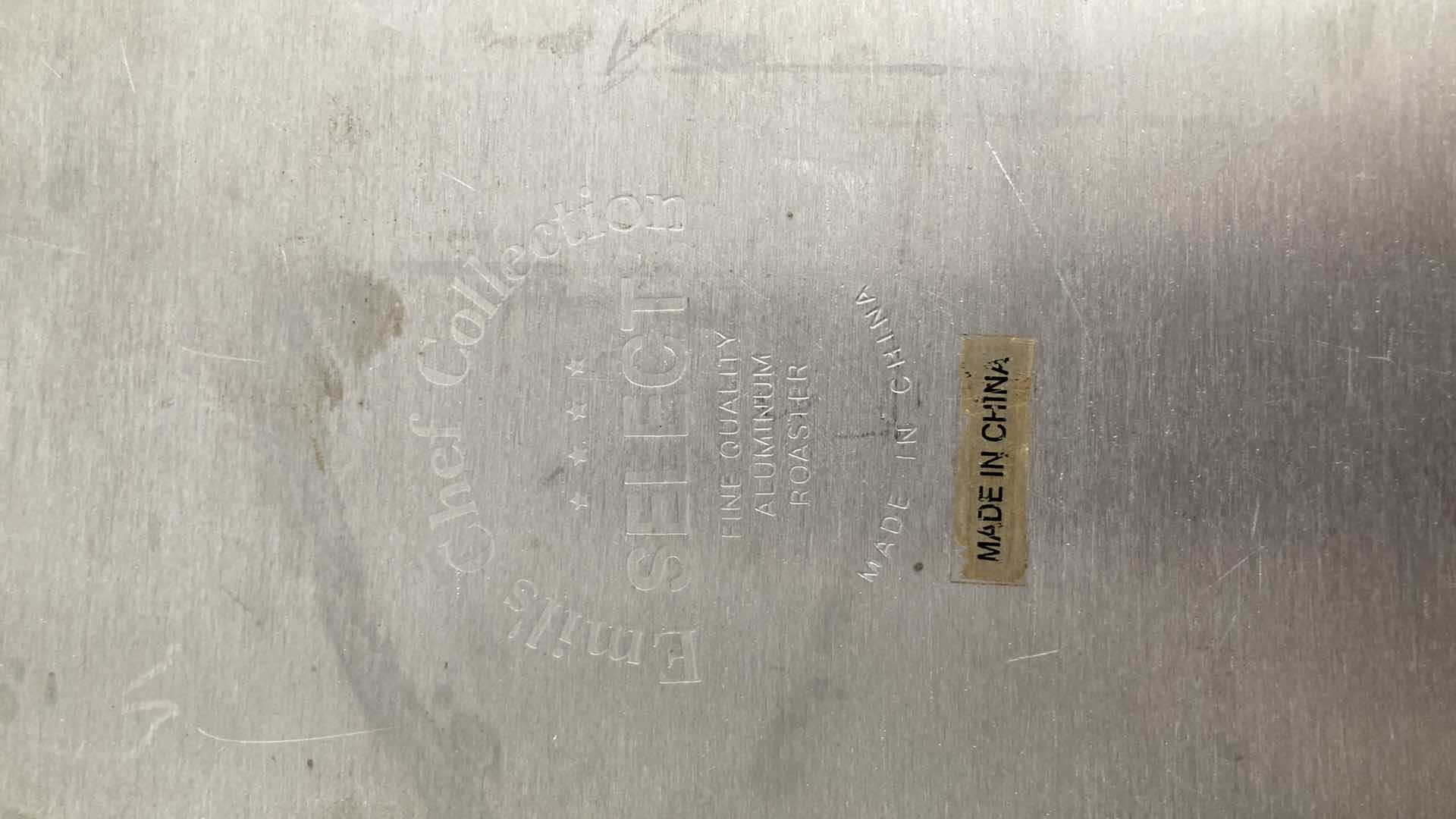 Photo 1 of EMIL’S CHEF COLLECTION ROASTING PAN W RACK 17” X 12” H5”