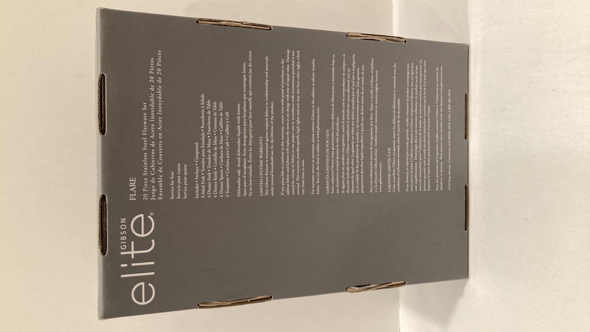 Photo 2 of NEW GIBSON MIRROR POLISH FLATWARE SET (20PC)