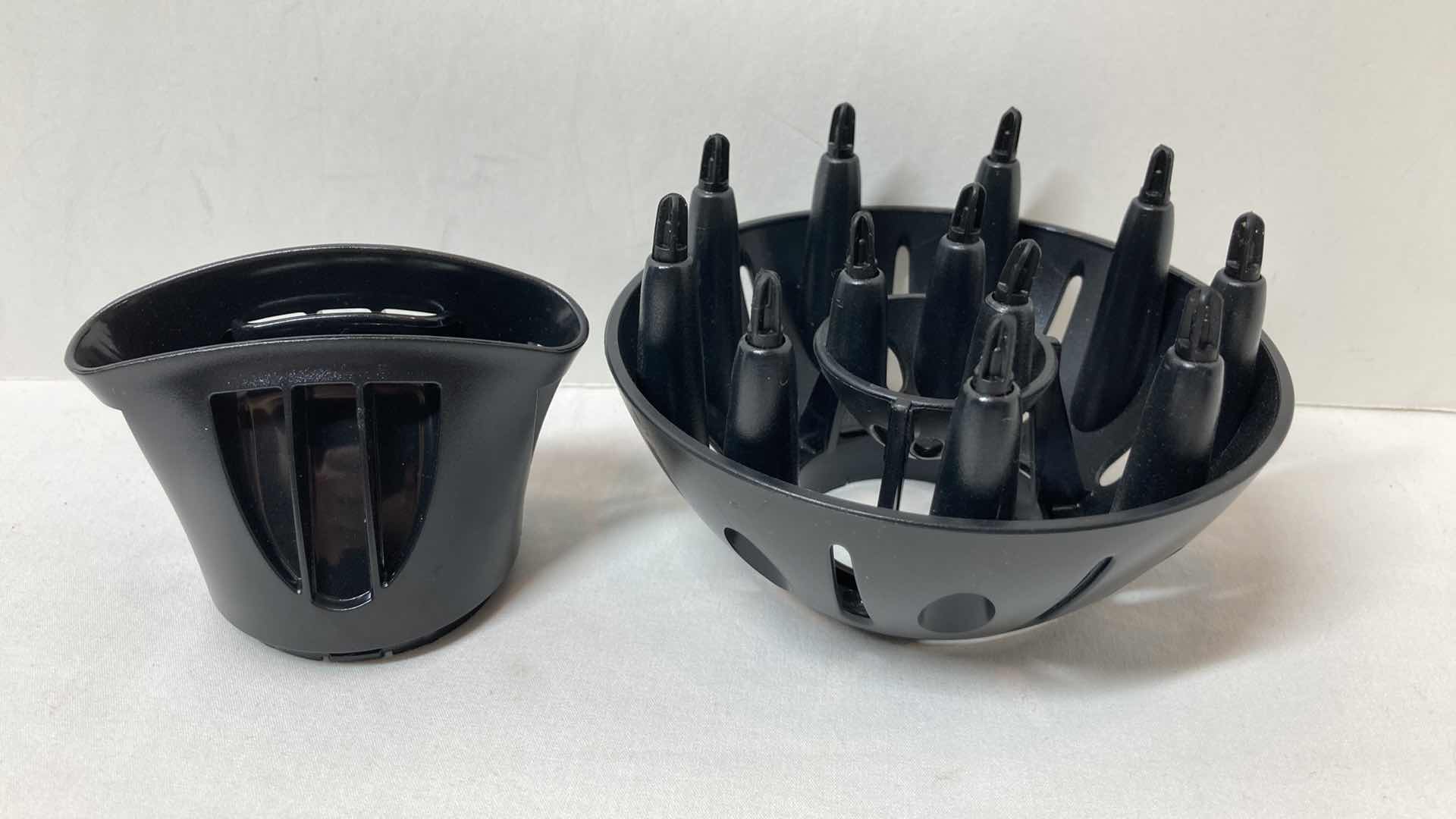 Photo 1 of CONAIR ION SHINE HAIR DRYER 1875 MODEL Y83N W ATTACHMENTS & INFRA-SHINE FLAT IRON MODEL INC2