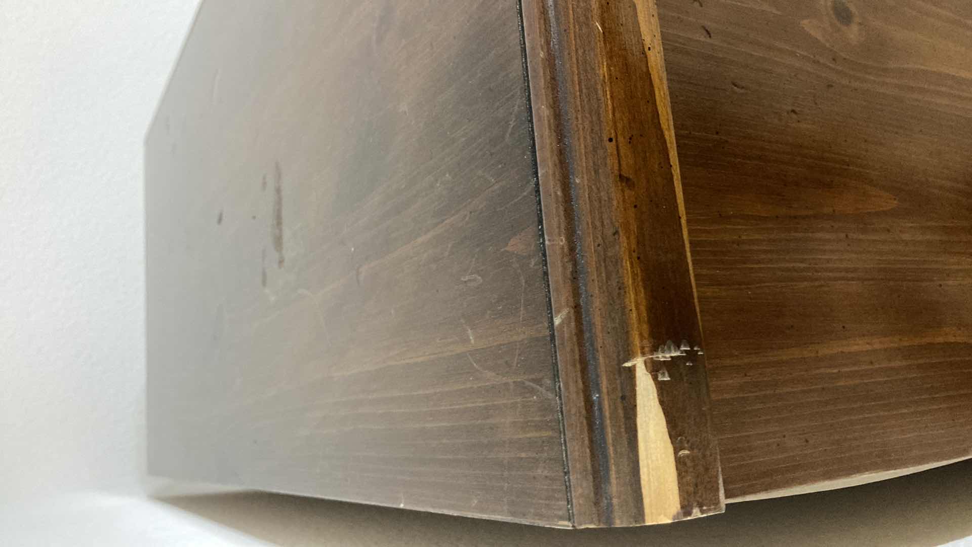 Photo 1 of DARK KNOTTED WOOD 5 DRAWER DRESSER 36” X 18” H51”