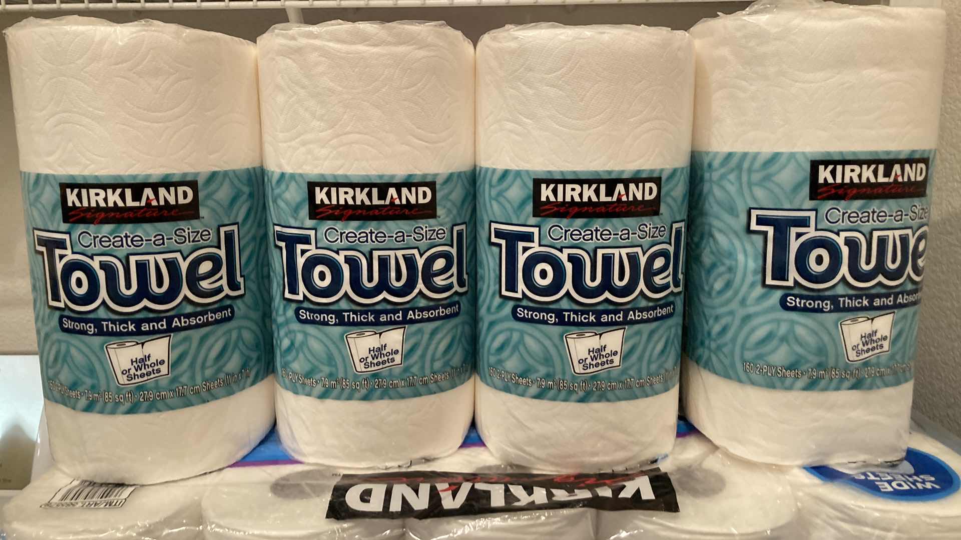 Photo 1 of NEW KIRKLAND TOILET PAPER 30PK & PAPER TOWELS 8 ROLLS