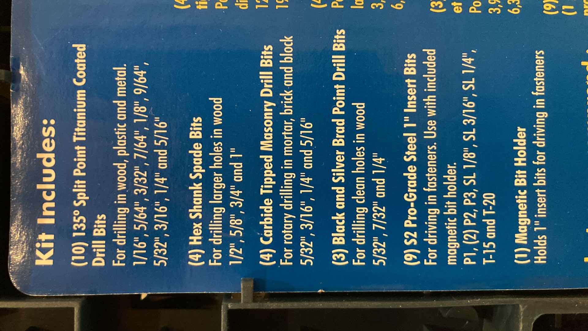 Photo 1 of RYOBI DRILLING & DRIVING SET (31)