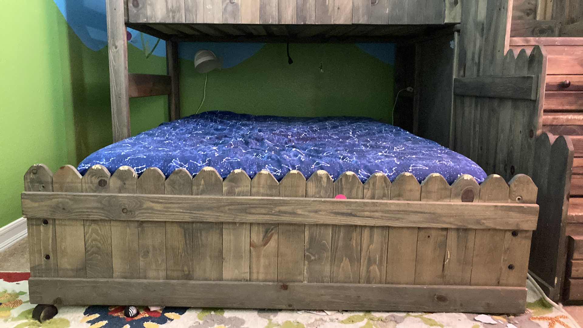 Photo 1 of THE FORT COLLECTION DRIFTWOOD LOFT STYLE TWIN & FULL SIZE KIDS BED SET 87” X 83” H76”