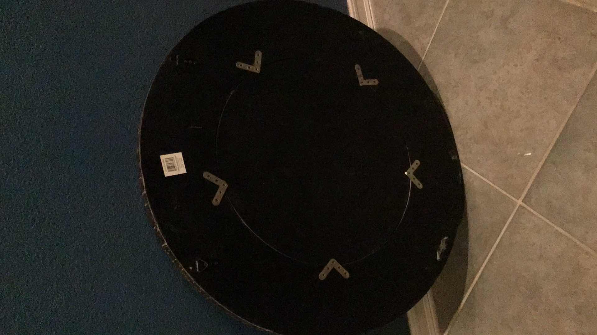 Photo 1 of THREE HANDS CORP HANGING WALL MIRROR WOOD 32” X 32”