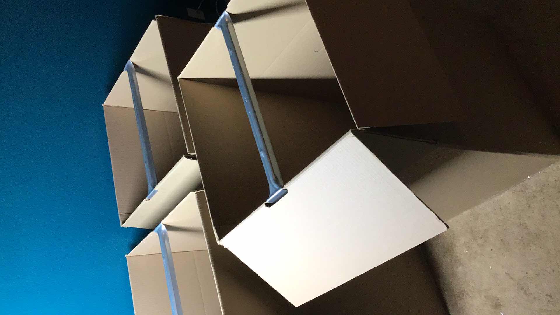 Photo 1 of MOVING BOXES FOR HANGING CLOTHES 24” X 24” H41” (3)