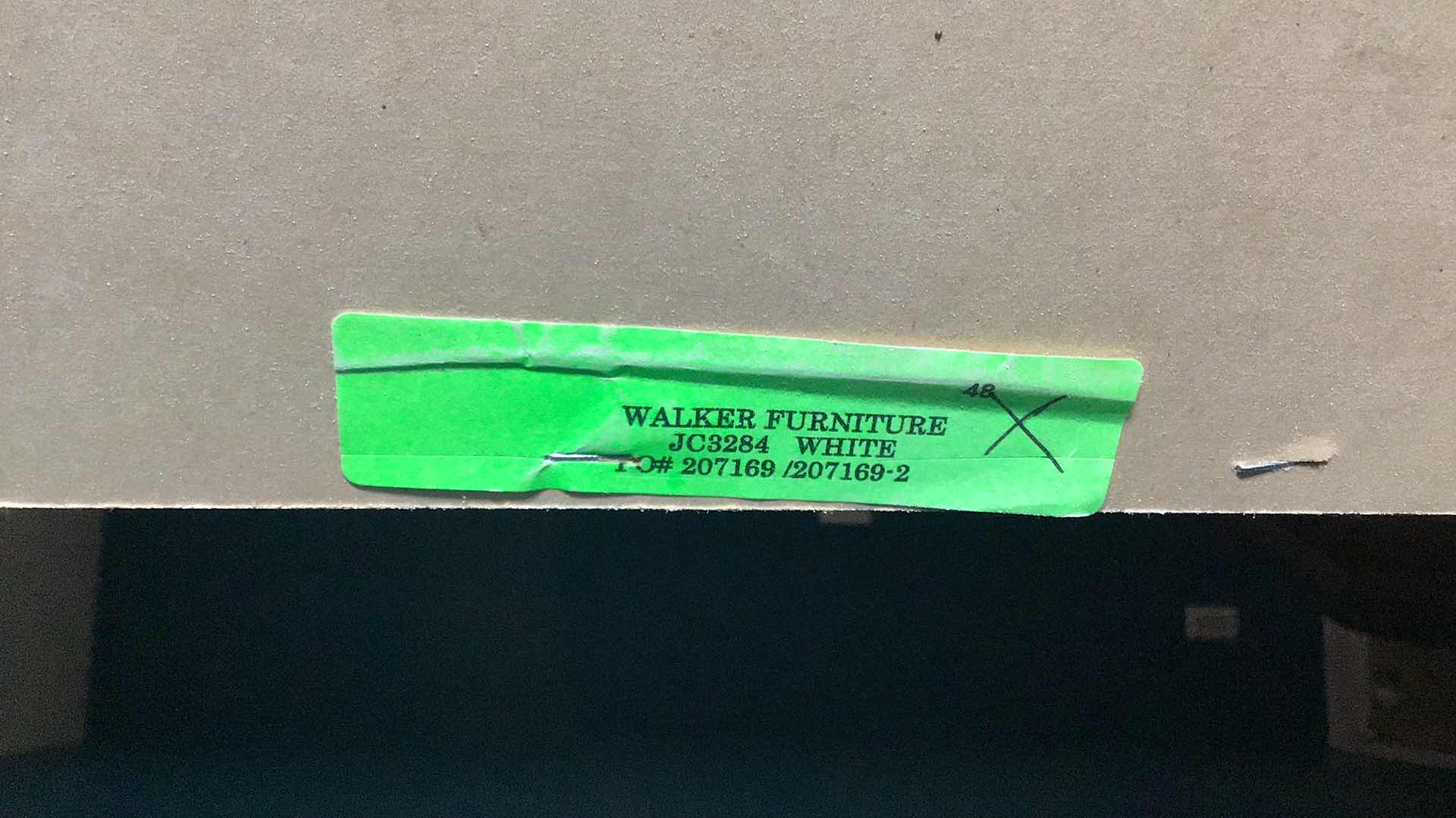 Photo 1 of WHITE WOOD WALKER FURNITURE BOOK SHELF 32” X 14” H83” JC3284