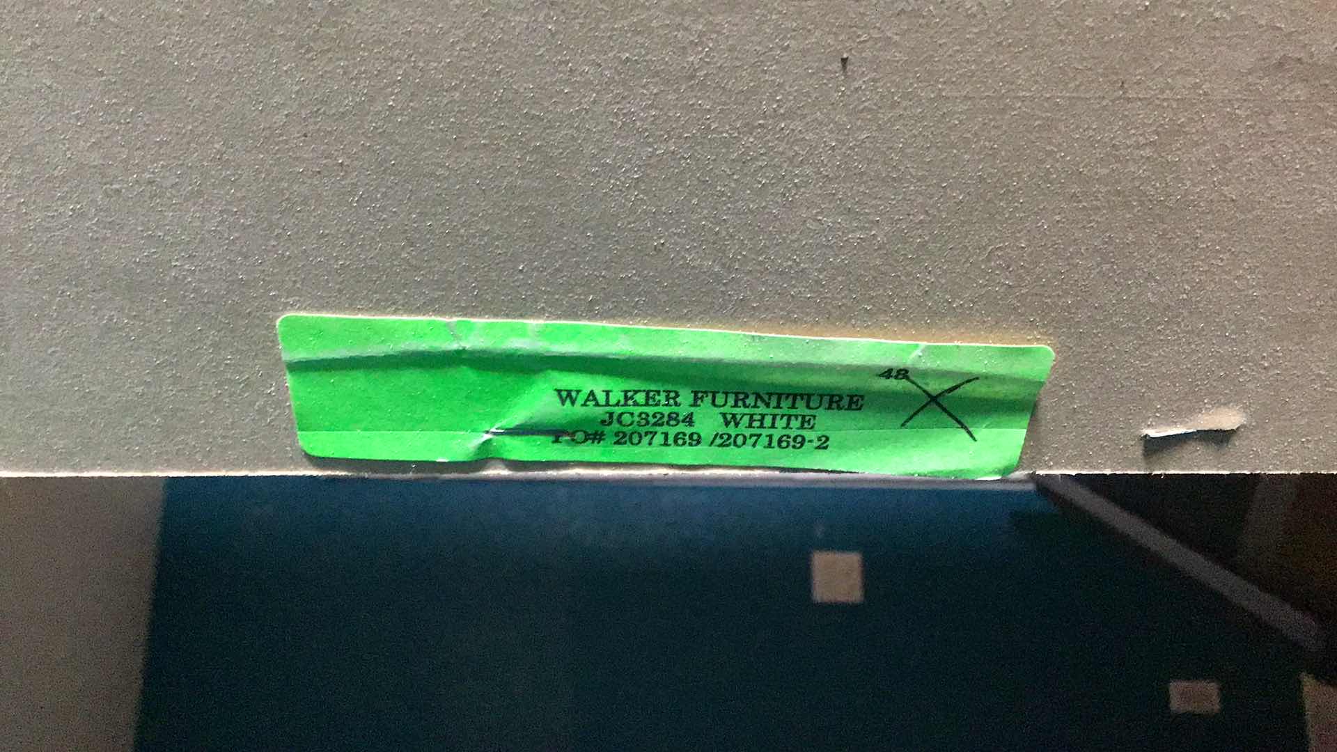 Photo 1 of WHITE WOOD WALKER FURNITURE BOOK SHELF 32” X 14” H83” JC3284