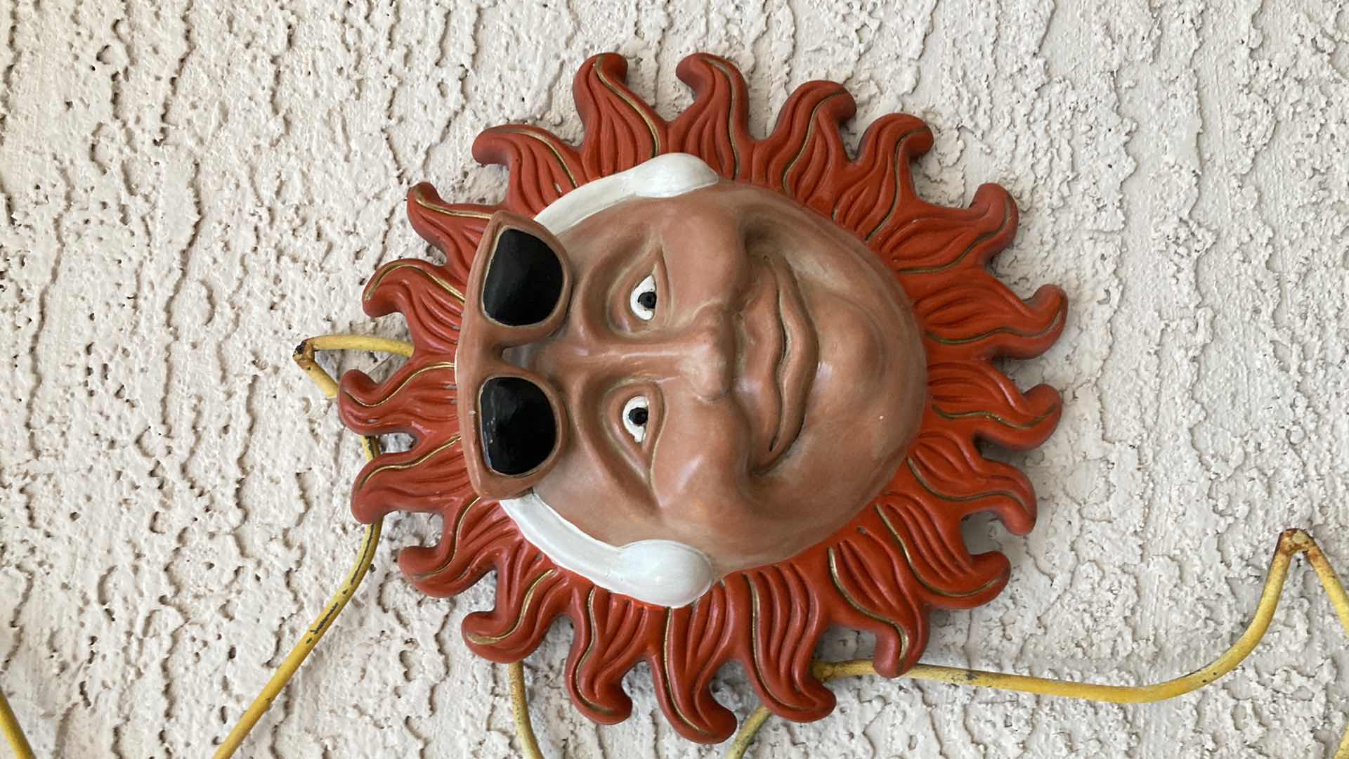 Photo 1 of SUN FACE OUTDOOR WALL ART 37” X 36”